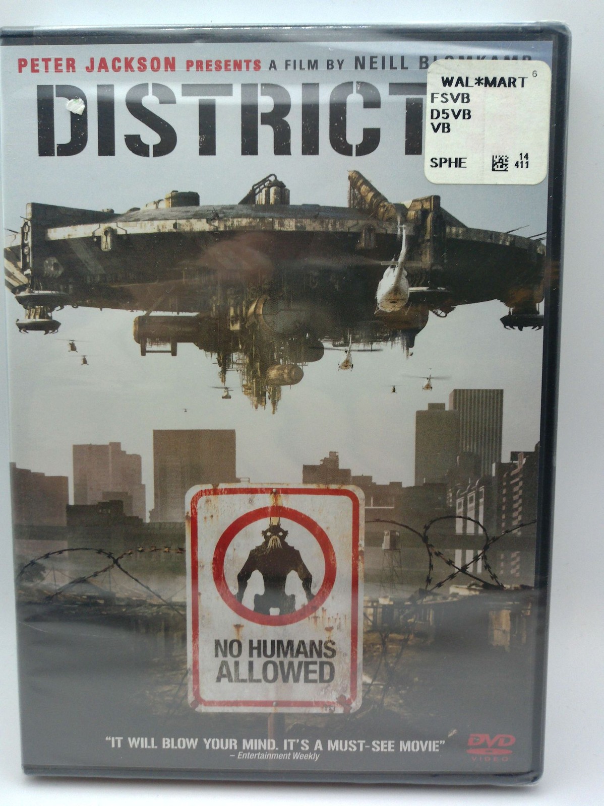 District 9 DVD Neill Blomkamp Peter Jackson SciFi R Rated Movie SEALED