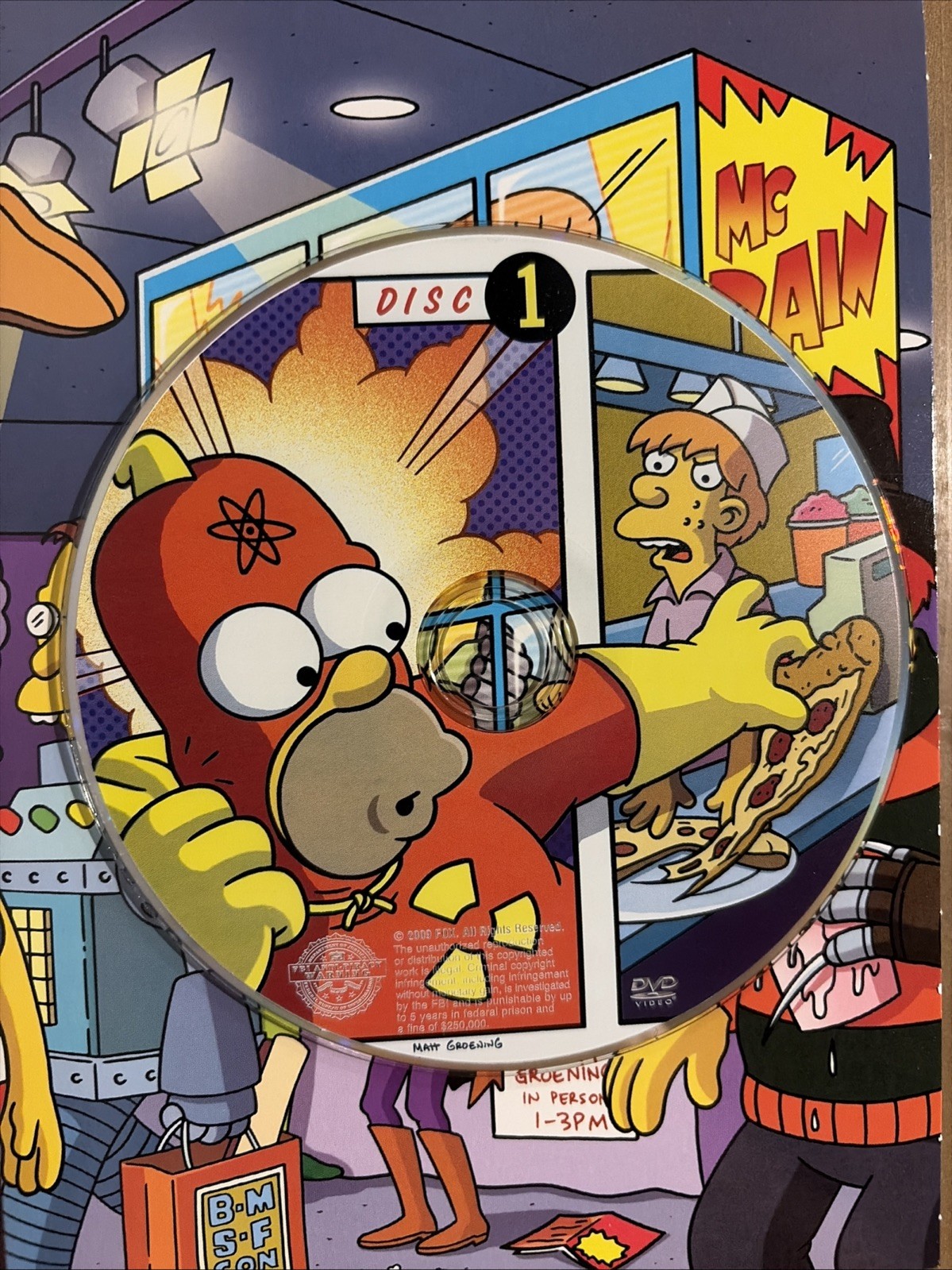 The Simpsons: The Twelfth Season Season 12 DVD Box Set Cardboard Sleeve