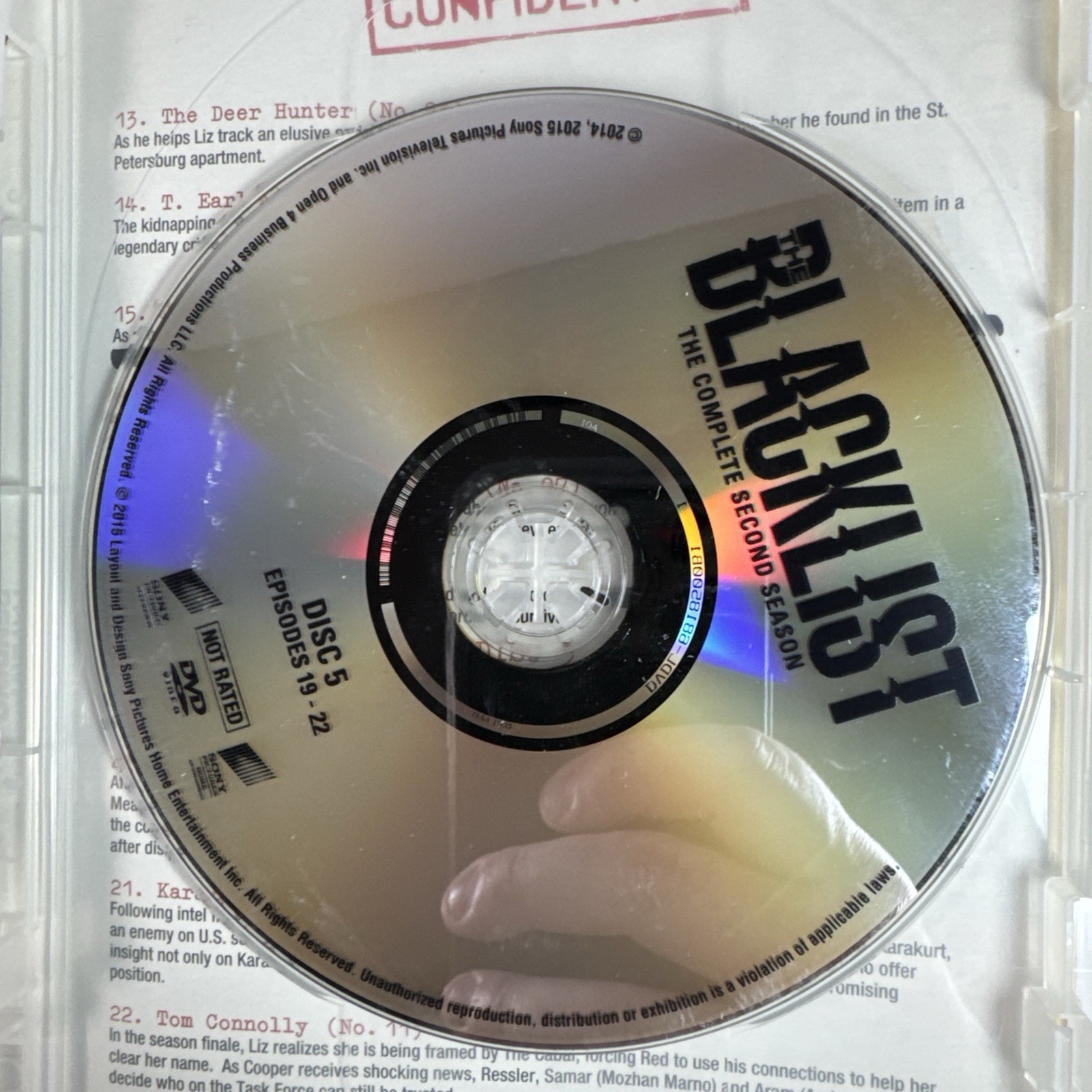 The Blacklist (Seasons 1-3) : James Spader (Raymond Reddington)