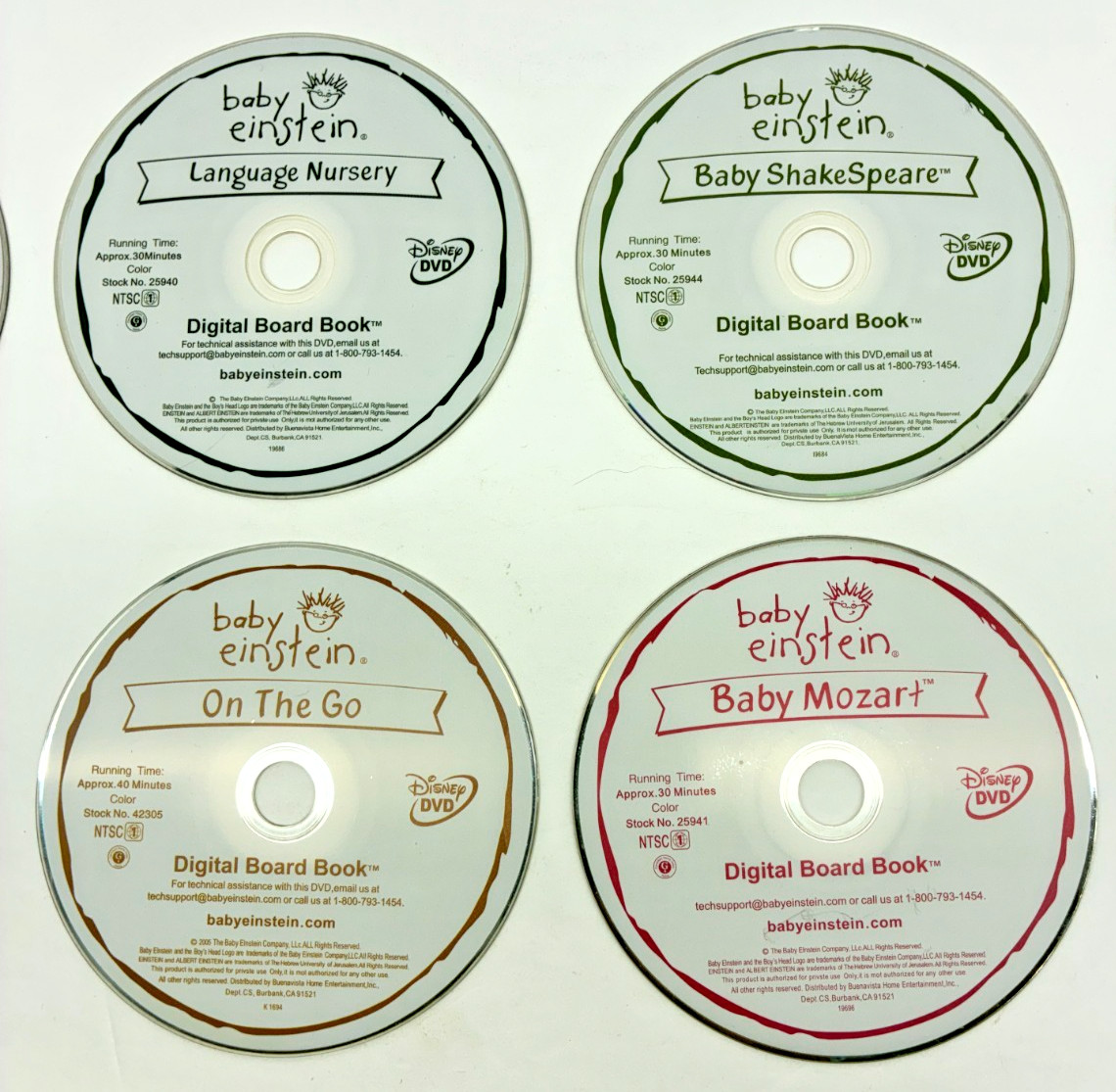 DVD: Baby Einstein LOT OF 25 Collection Educational Children’s *FREE SHIPPING*