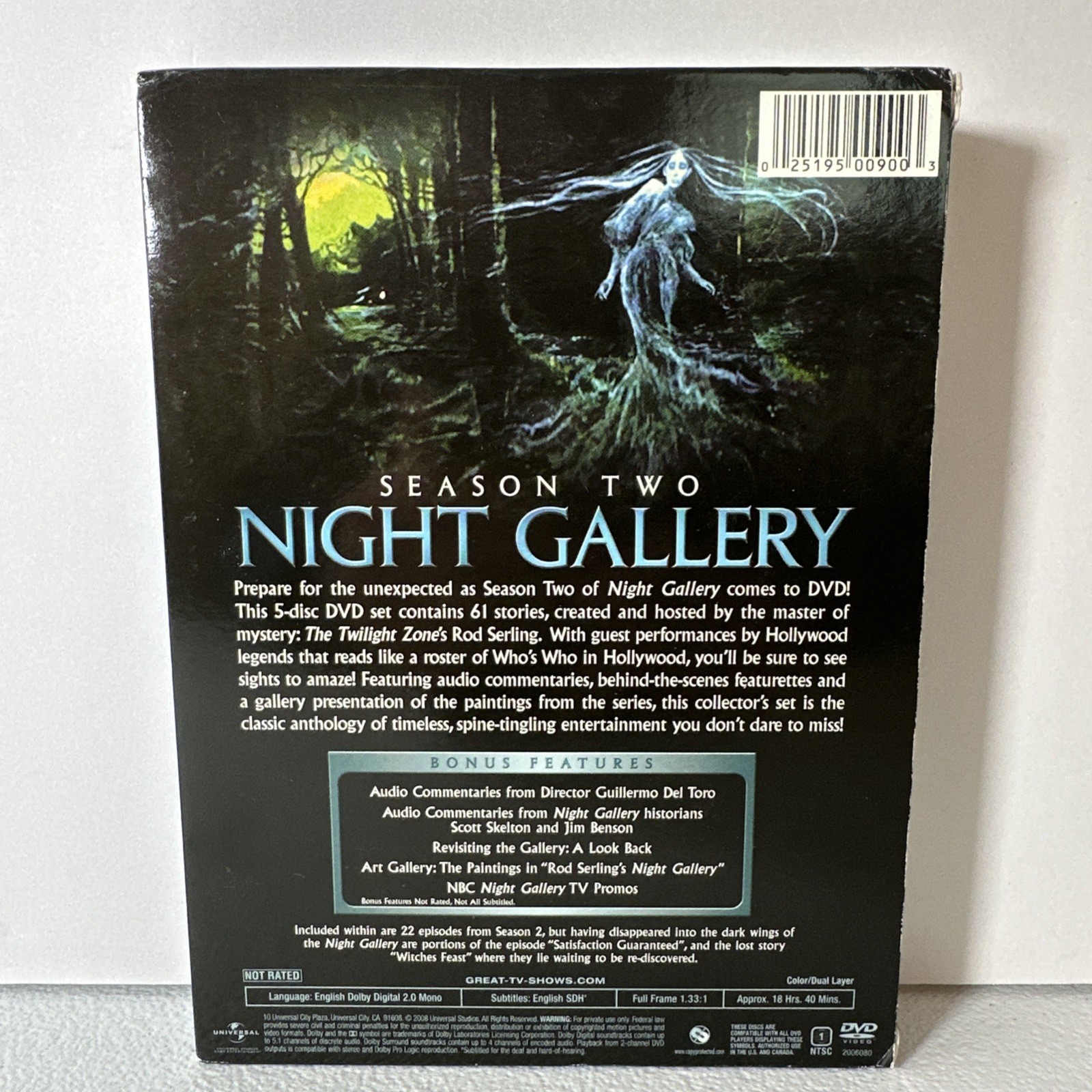 Night Gallery DVD Complete Series Seasons 1-3 Rod Serling
