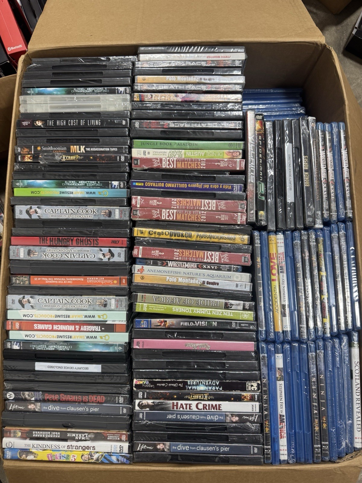 Wholesale Lot of 30 Assorted DVD Movies -Mixed Genres, No Duplicates – NEW,Cheap