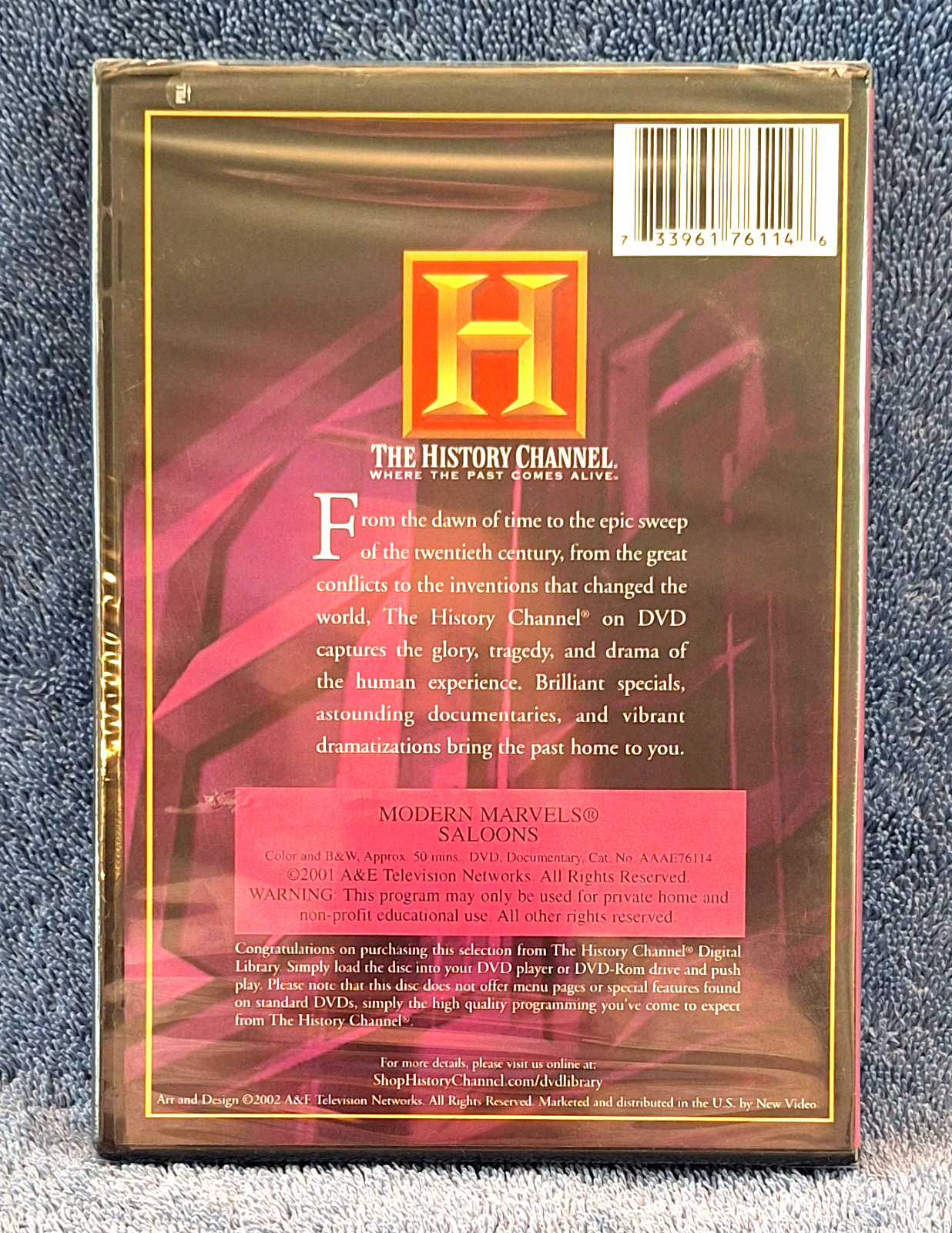 4 DVDs, The History Channel: The Past Comes Alive, Shrine of Miracles, al et NEW