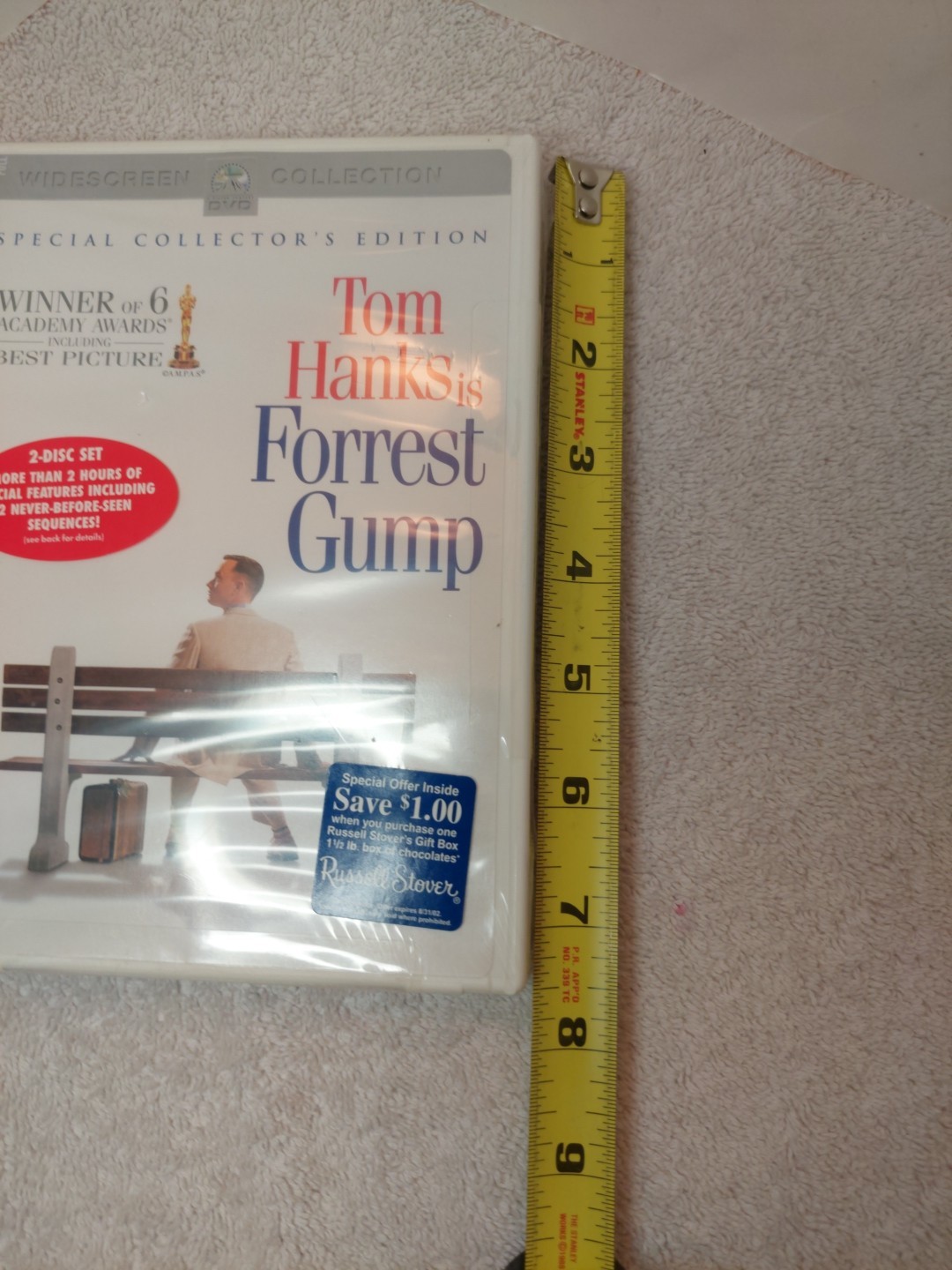 Sealed Box DVD Forest Gump Collector’s Edition Wide-screen Plastic Storage Case