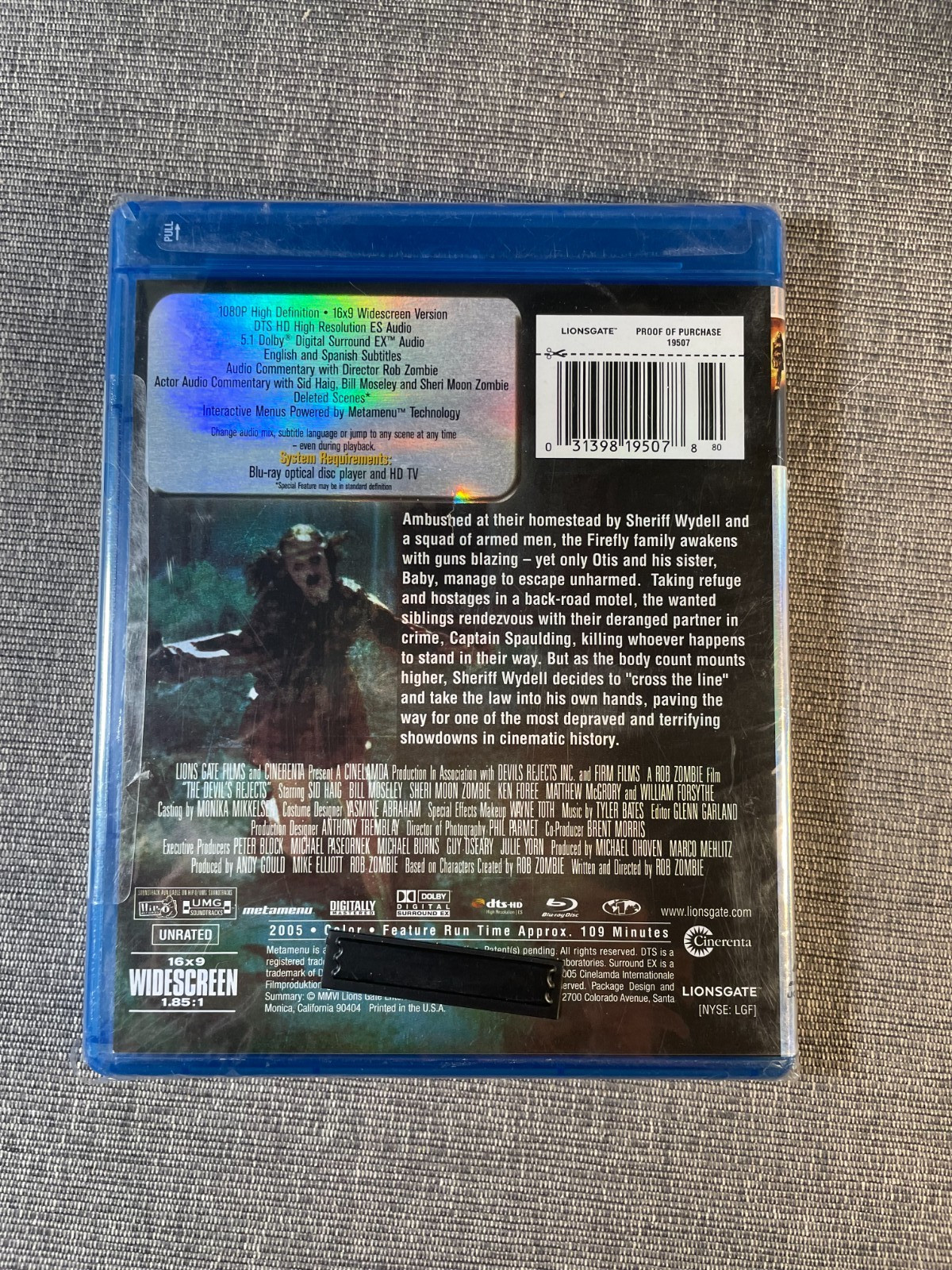 The Devil’s Rejects Unrated Blu-ray Rob Zombie Factory Sealed Brand NEW
