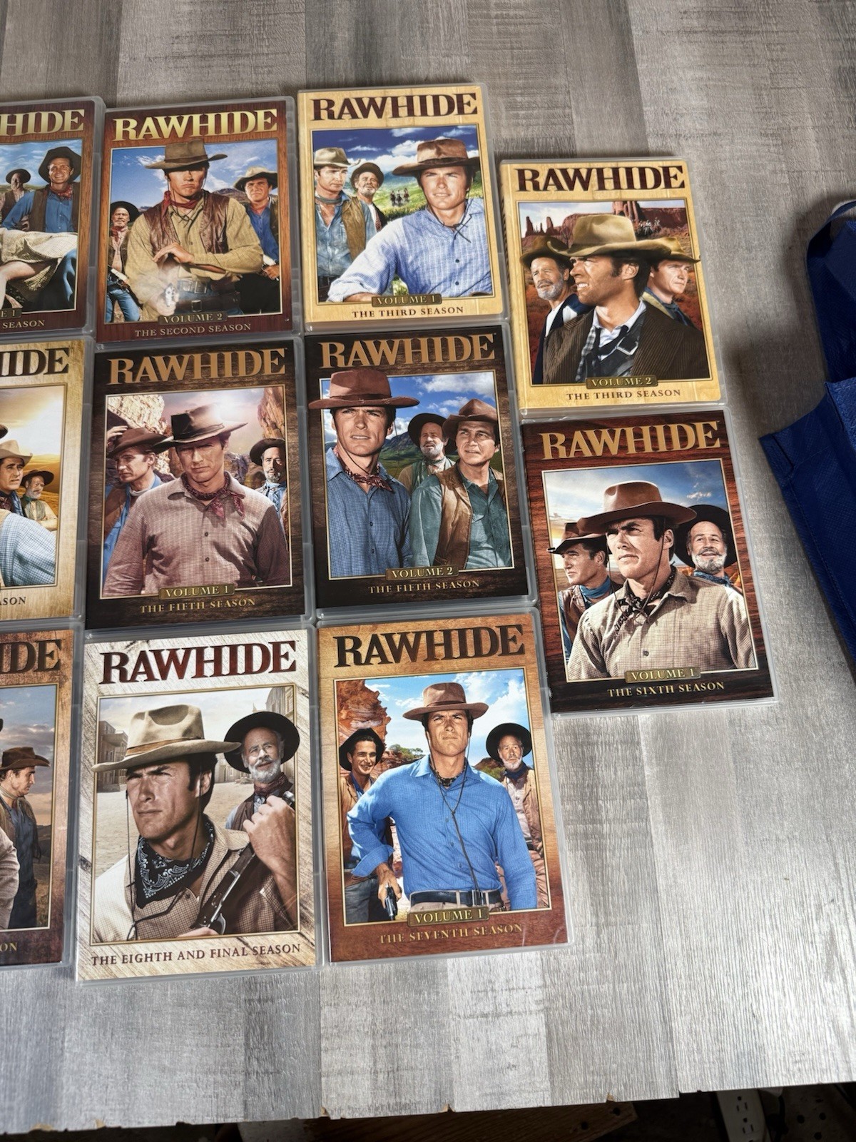 Rawhide: 100% Complete Series Pack Clint Eastwood EUC