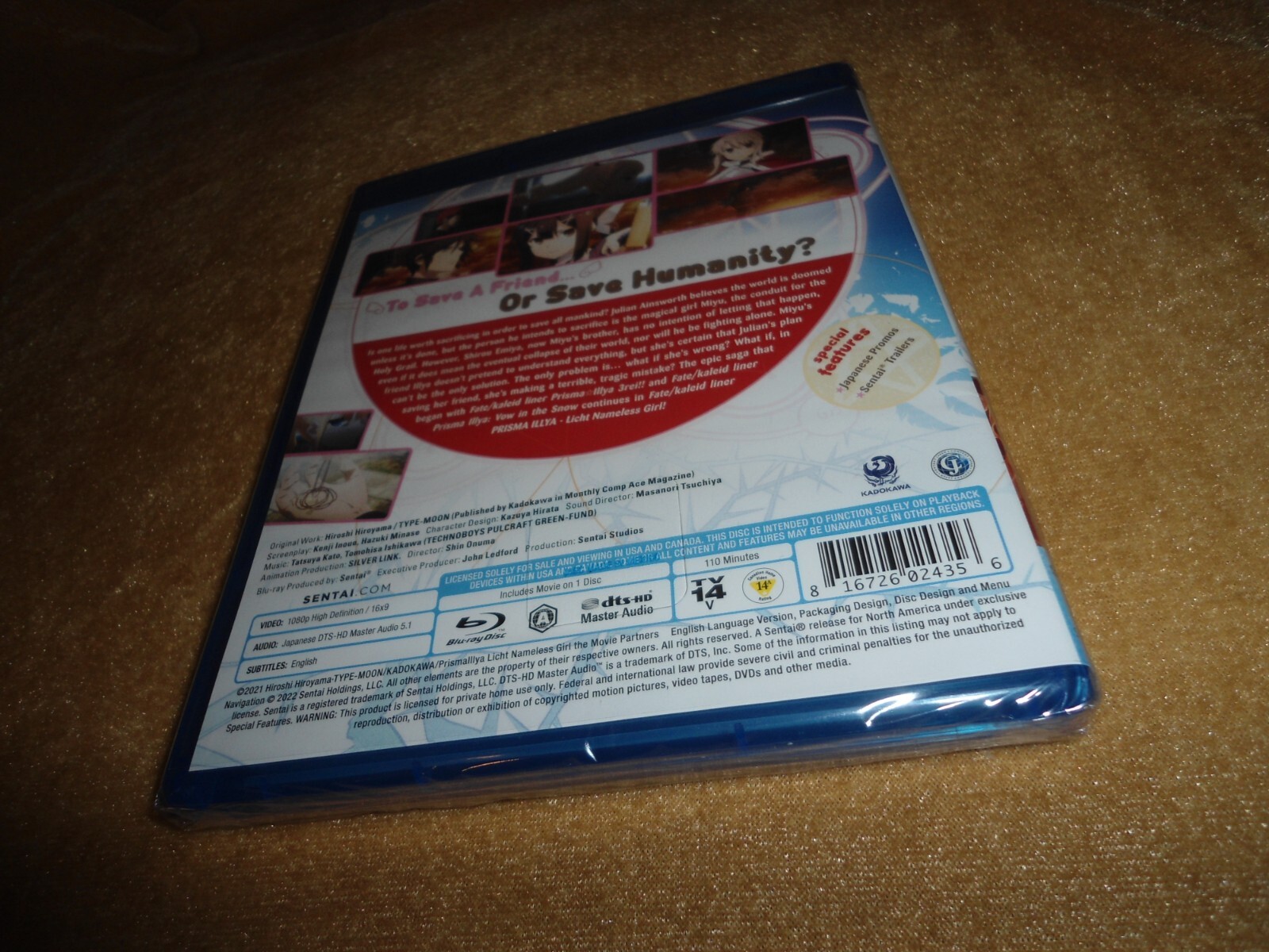 Fate / kaleid liner Prisma Illya: Licht Nameless Girl [Blu-ray] PLS C NOTE BELOW