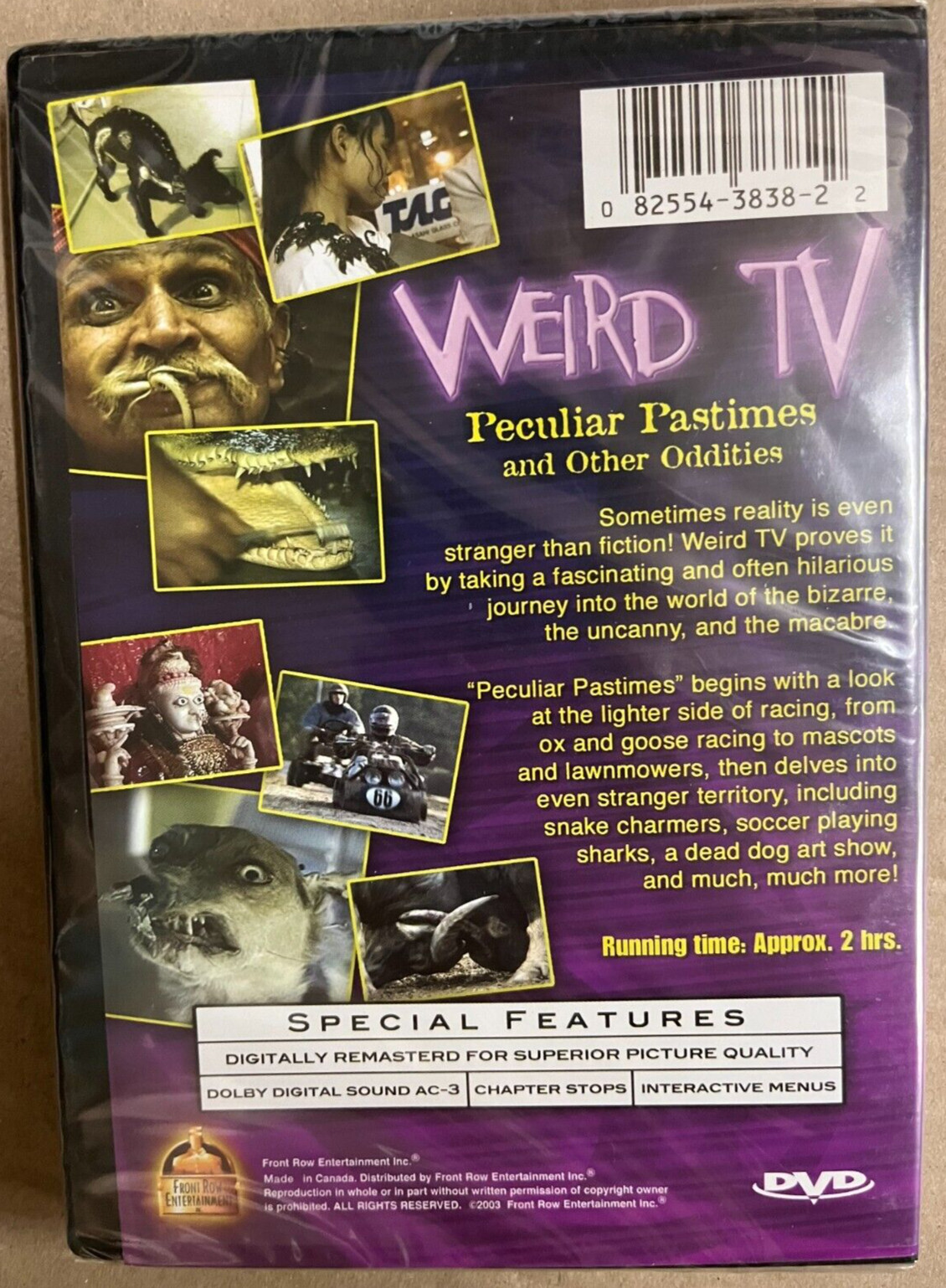 Weird TV: Peculiar Pastimes & Strange Festival (DOUBLE PACK) **BRAND NEW**