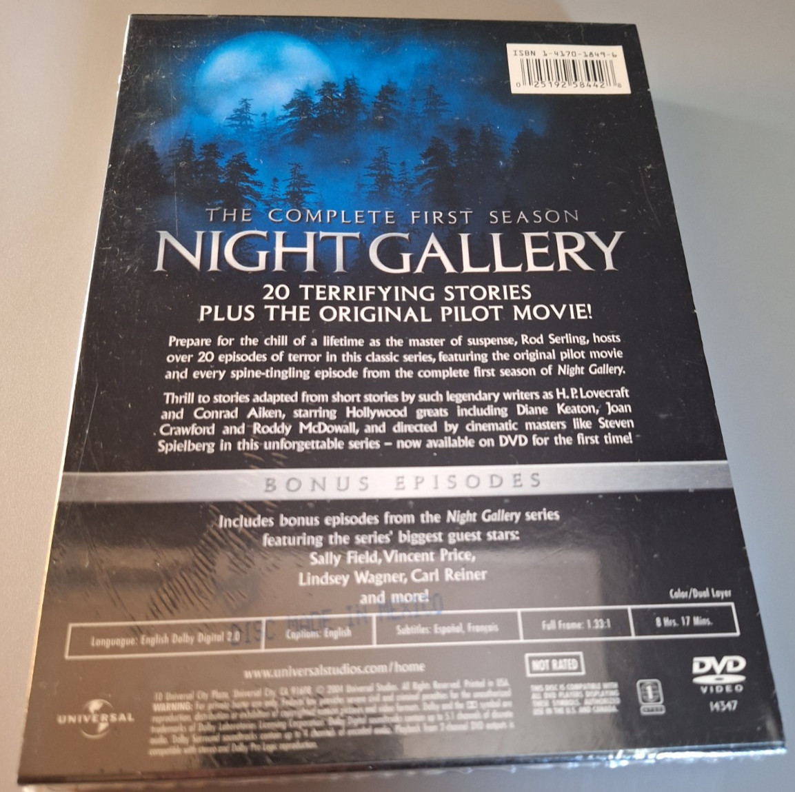 Night Gallery: the Complete First Season (DVD, 1969) Rod Serling Horror NEW!