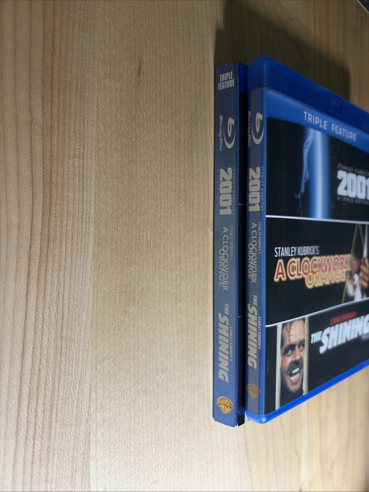 2001 A Space Odyssey Clockwork Orange The Shining Blu Ray Triple w Slipcover