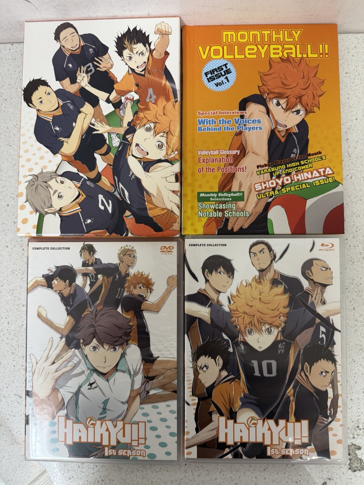 Haikyu Anime Season 1 Limited/ Premium Edition Box Set RARE OOP