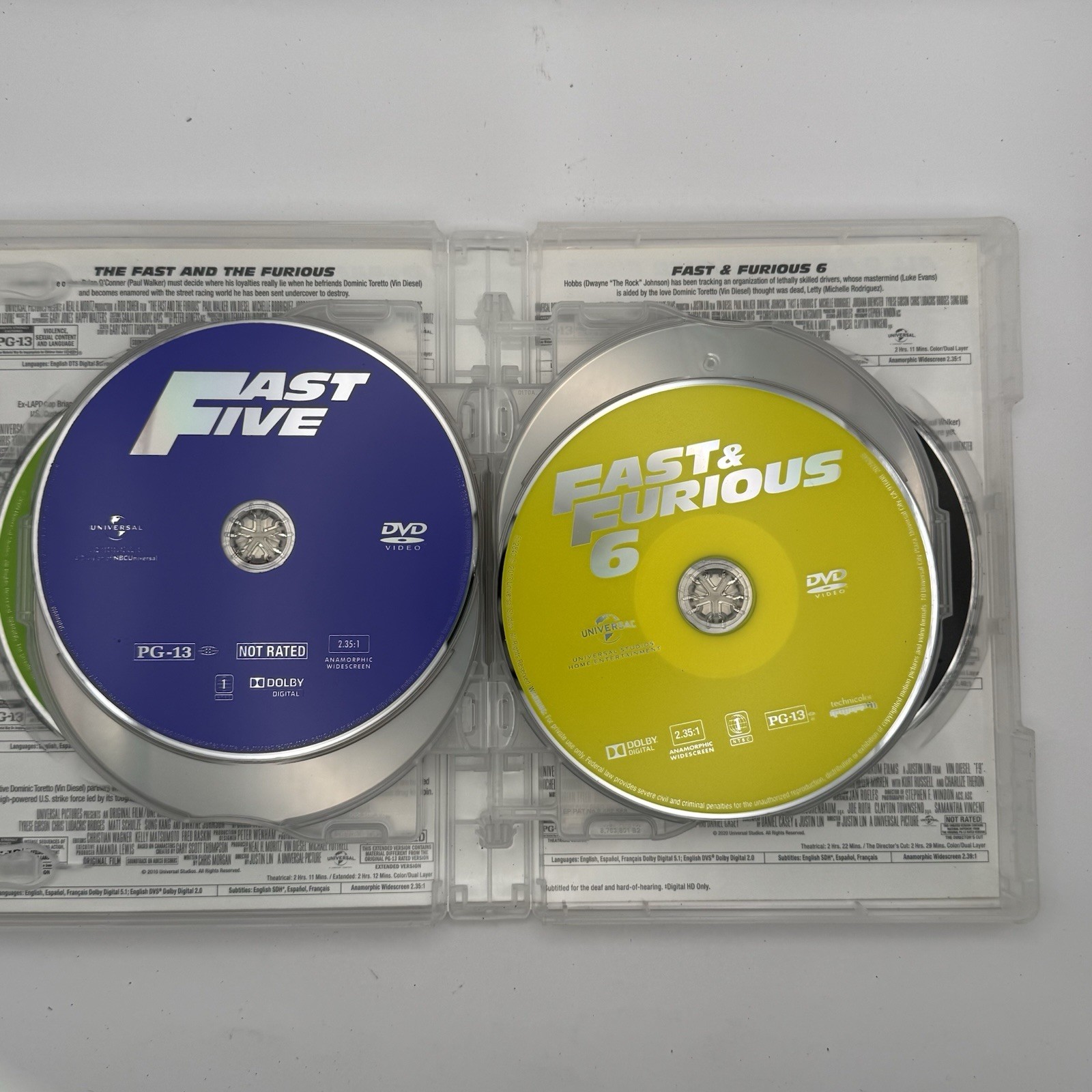 Fast & Furious 9-Movie Collection DVD Box Set 9 Films