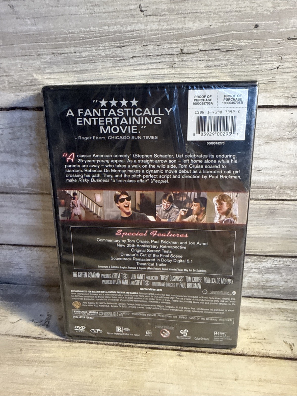 New! Risky Business (DVD, 1983) Sealed Tom Cruise Rebecca De Mornay Ships Free