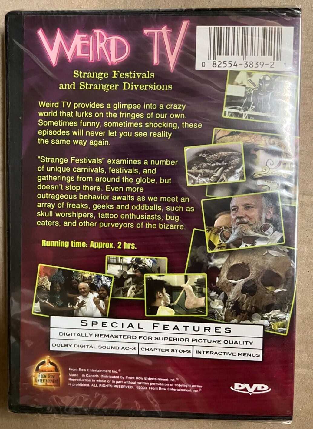 Weird TV: Peculiar Pastimes & Strange Festival (DOUBLE PACK) **BRAND NEW**