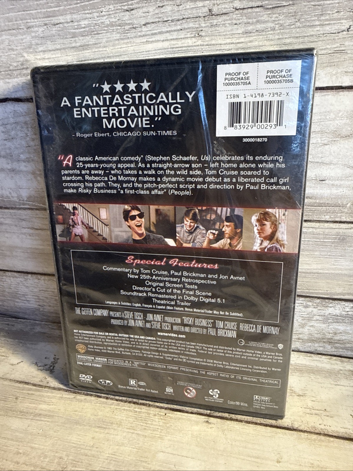 New! Risky Business (DVD, 1983) Sealed Tom Cruise Rebecca De Mornay Ships Free