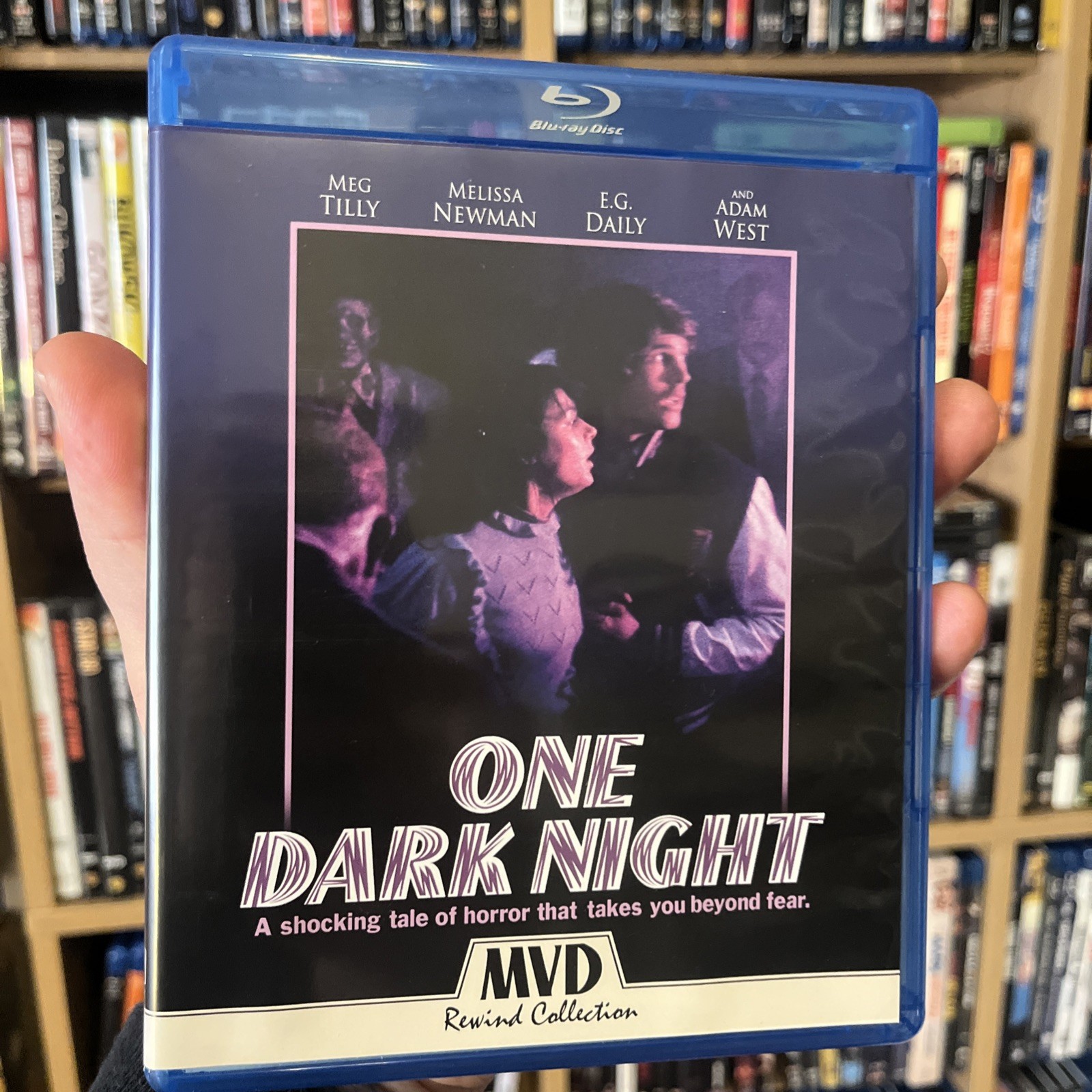 ONE DARK NIGHT w/Slipcover & Poster (1982) (Blu-Ray) MVD: MEG TILLY