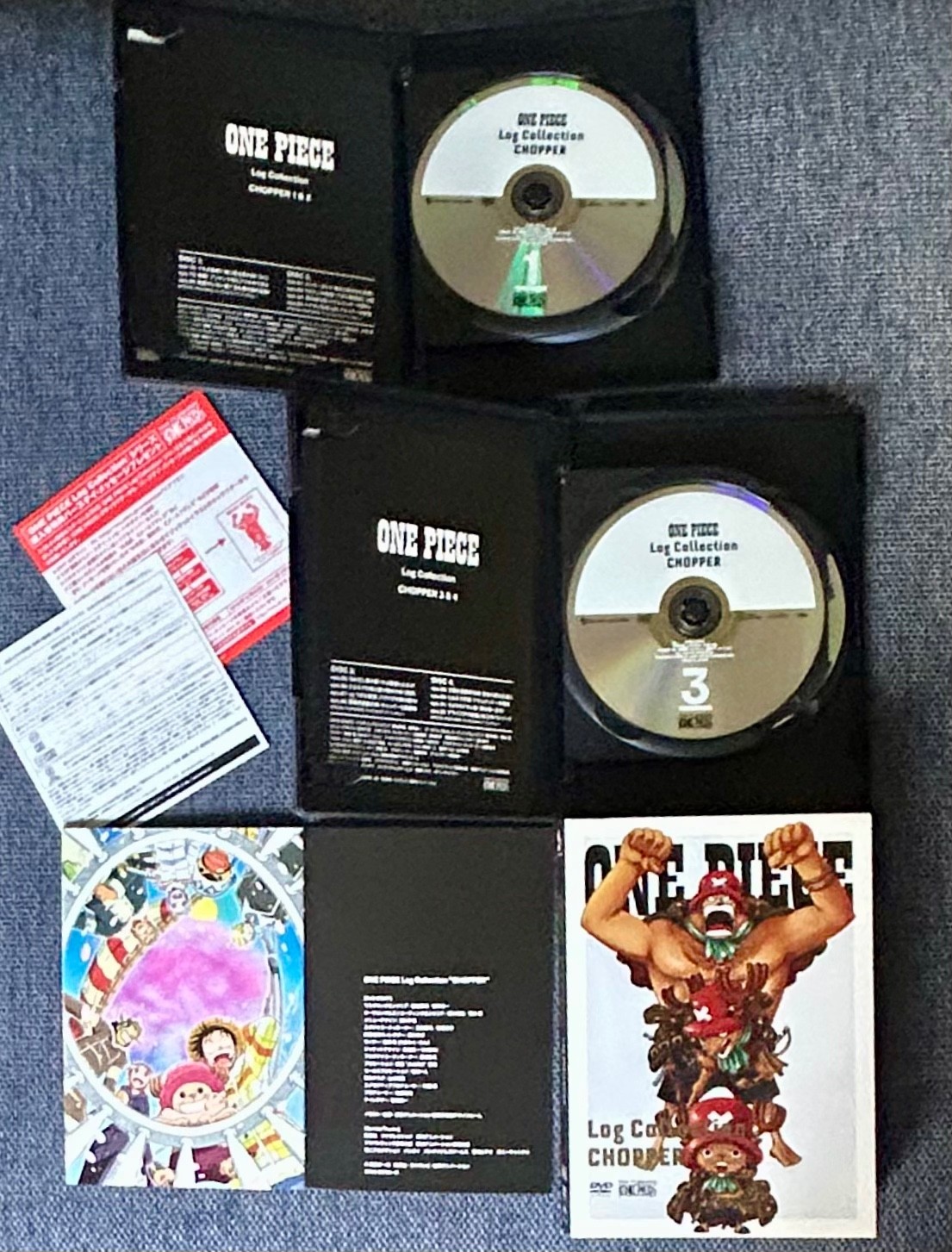 Tony Tony CHOPPER 4-Disc DVD Set ONE PIECE Log Collection 2010 Made Japan Toei