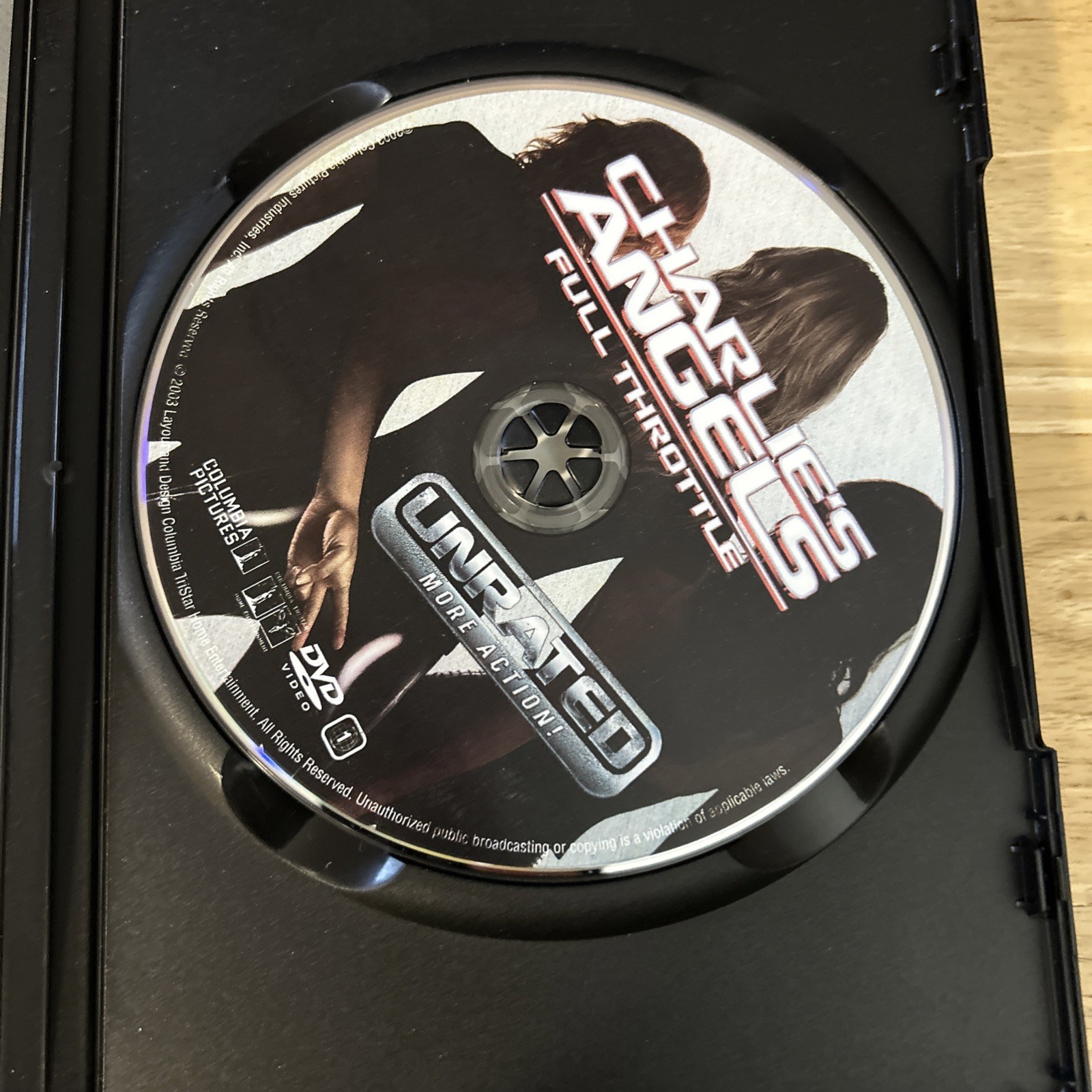 Charlie’s Angels Full Throttle DVD 2003 Unrated Widescreen Special Ed Y0407