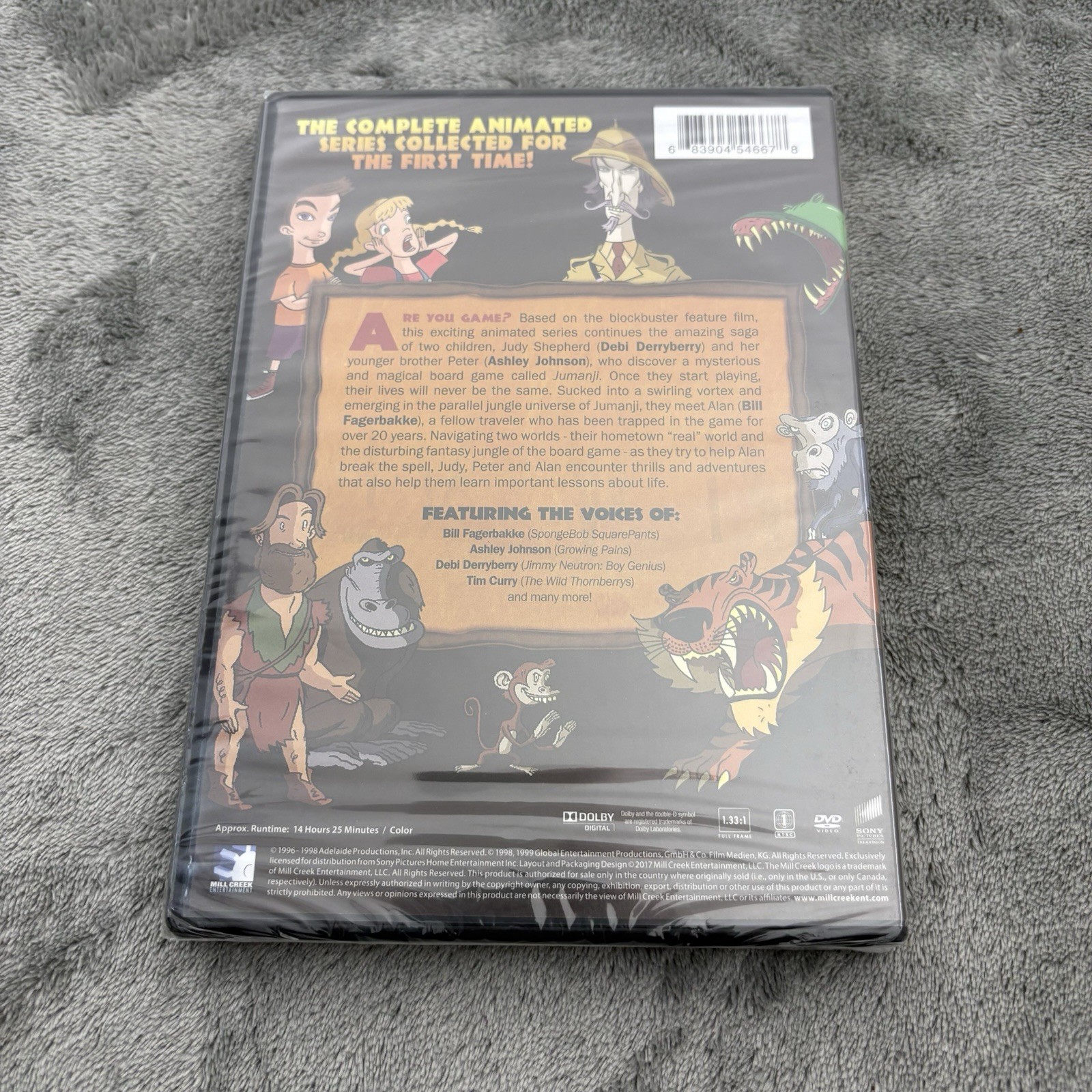 Jumanji: The Complete Animated Series DVD Set 3 Seasons 40 Episodes