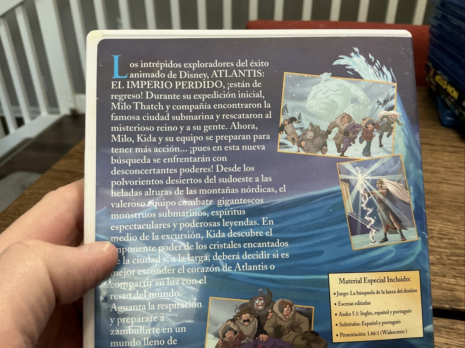 Atlantis The Return of Milo WALT DISNEY – DVD Spanish English Region 1 & 4