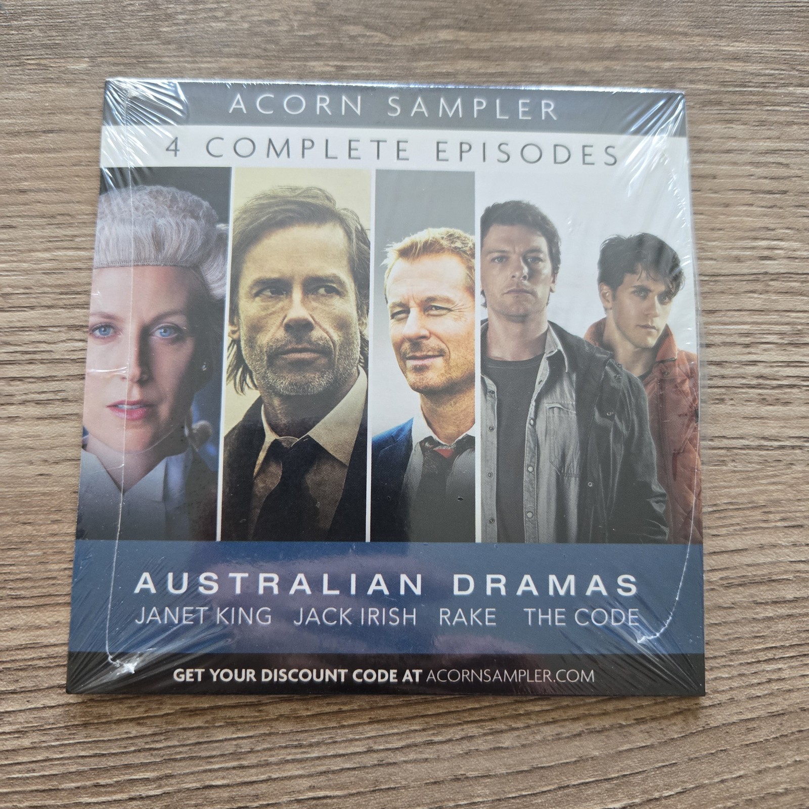 SEALED: Acorn Sampler 4 Complete Episodes Australian Dramas DVD Region 1 RARE