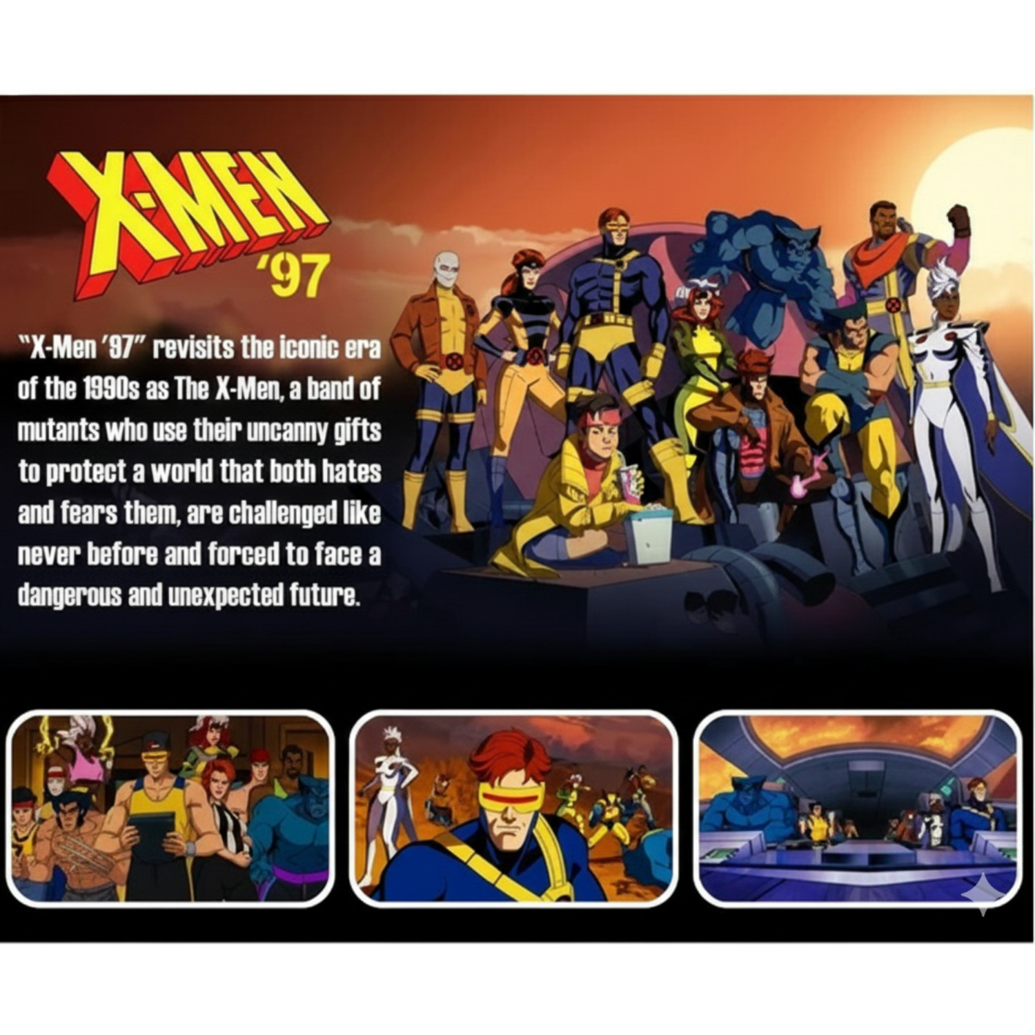 Custom Bluray DVD X-Men ’97 TV Series 2024 Superhero/Animation All Region