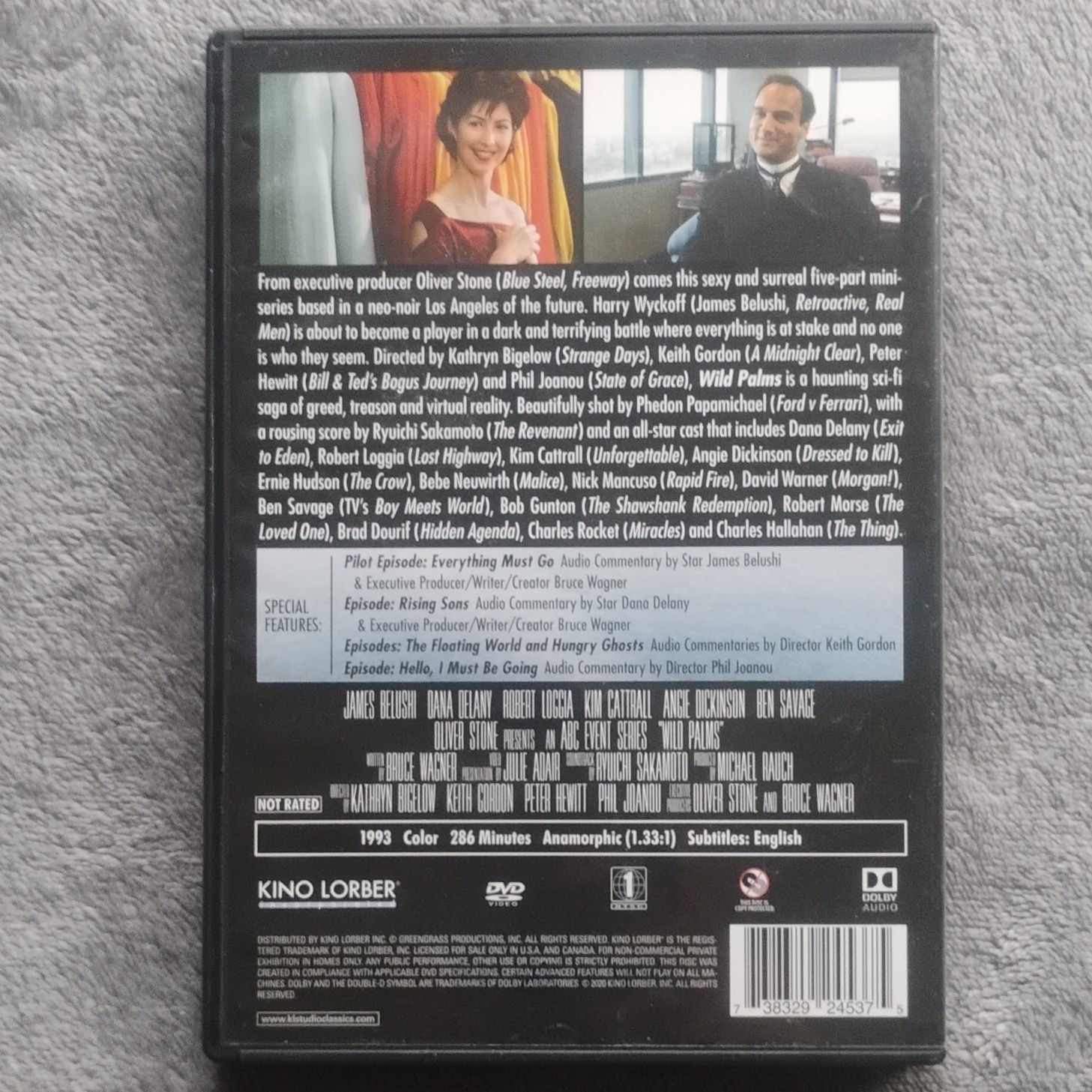 Wild Palms DVD (2005 MGM) Oliver Stone ABC Miniseries 2-Disc Vary Rare OOP Cover