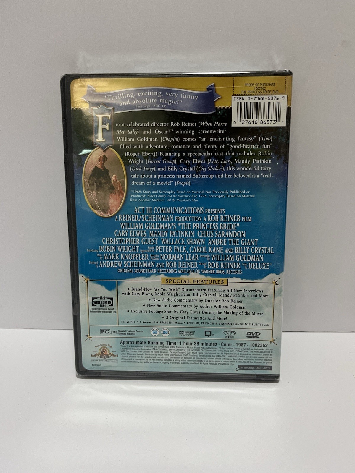 MGM Home Entertainment The Princess Bride DVD Special Edition WS PG 98 Min Sub