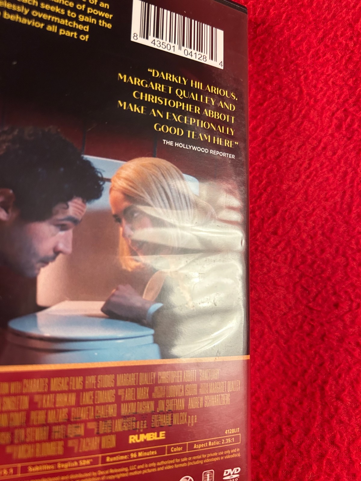 Sanctuary DVD Christopher Abbott 2022 Margaret Qualley Dominatrix Region 1 USA