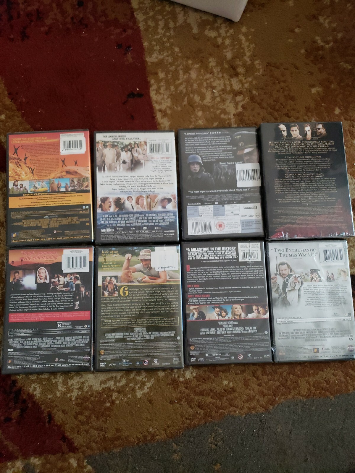DVD lot of 8 all brand new and sealed