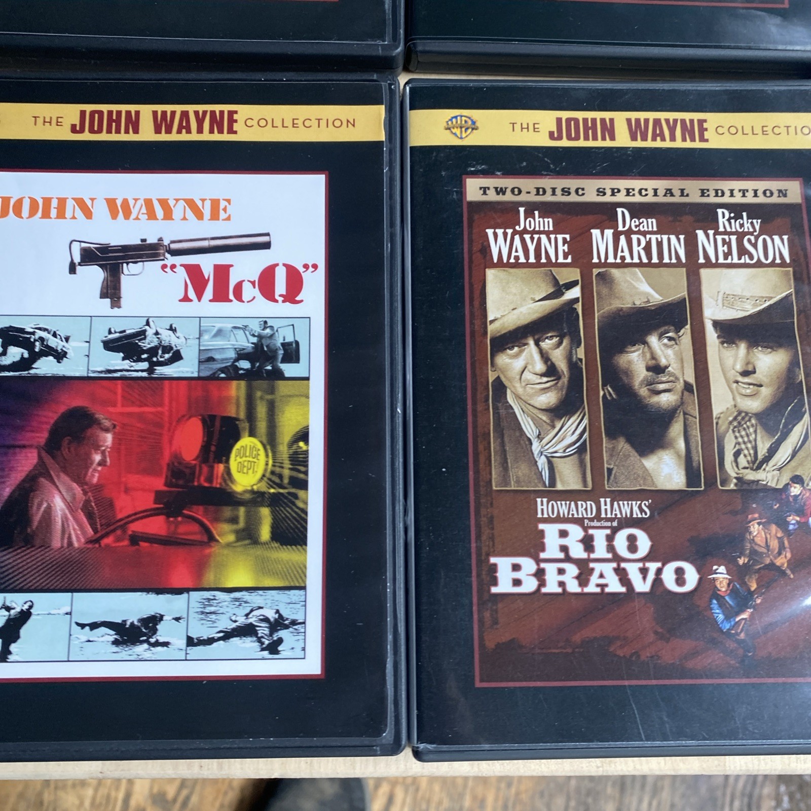 Lot of 9 – John Wayne Classic Films DVD’s – WB John Wayne Collection – Nice