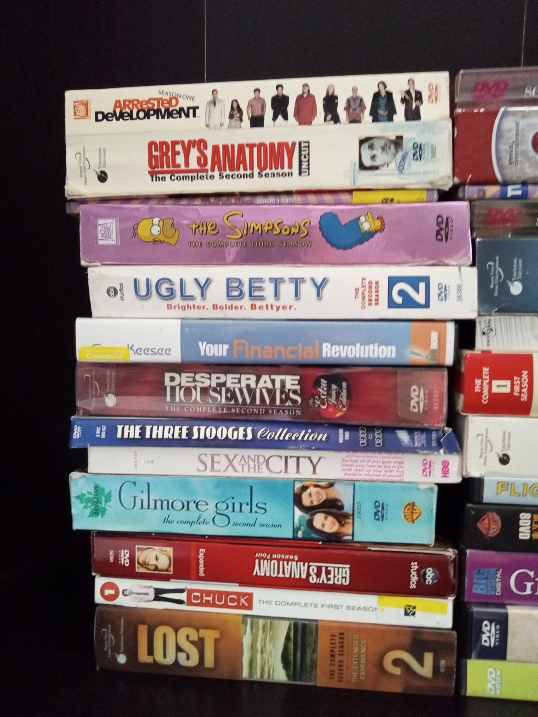 Lot Of 20 Estate Sale DVDs Variety Seasons Lot Personal Collection ~ Trl4#202