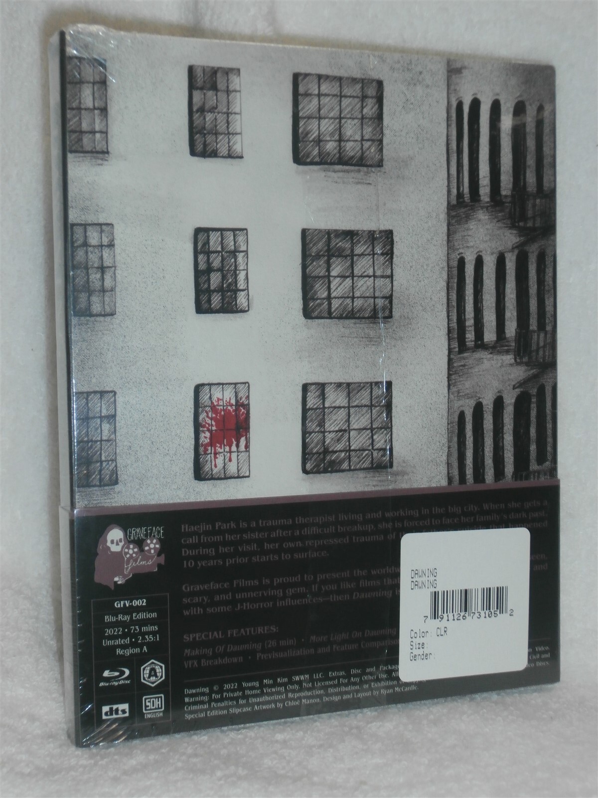 Dawning (Blu-ray, 2024) NEW Kim Ellis Young Min Kim suspense mystery thriller