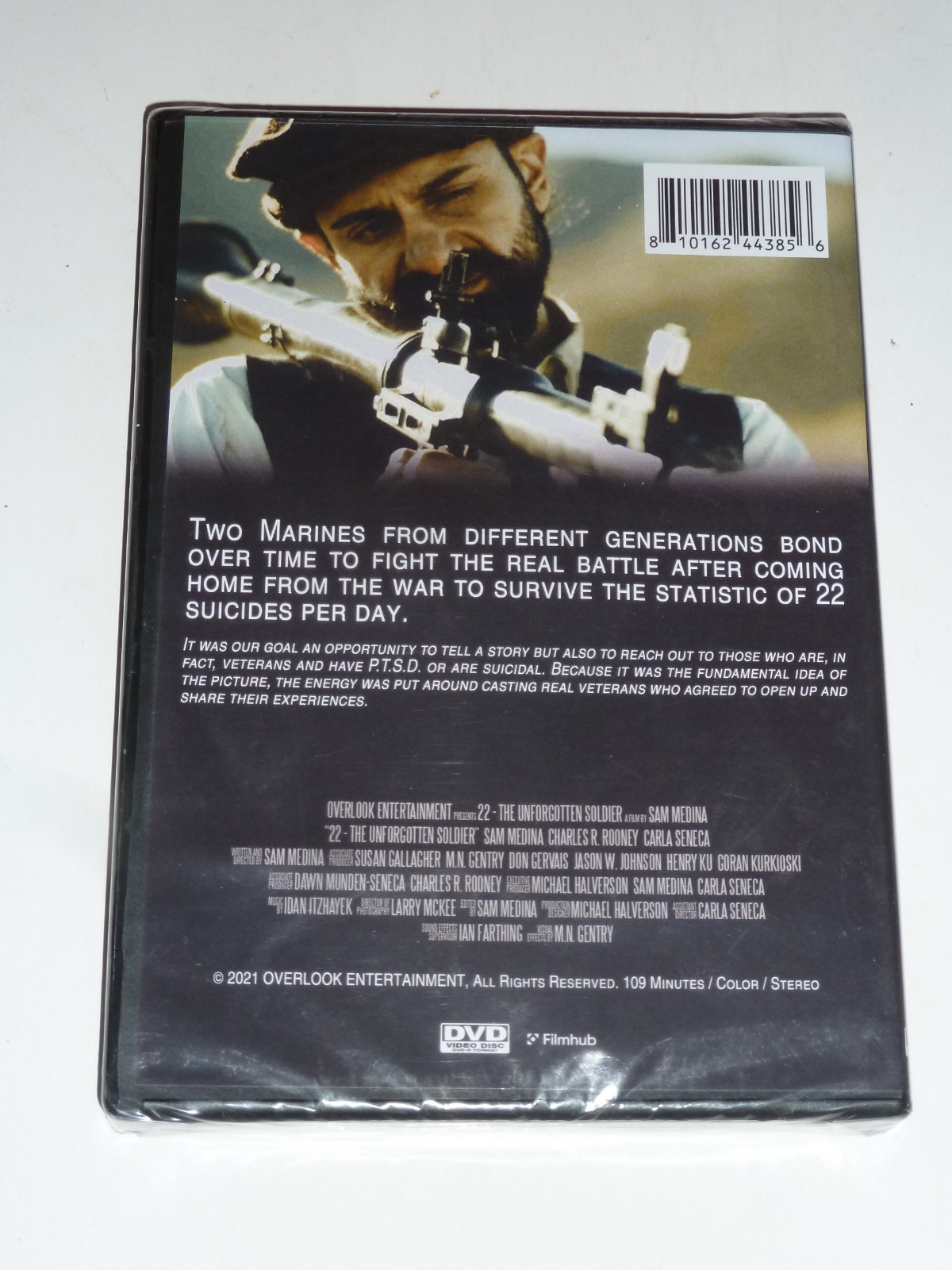 22: the Unforgotten Soldier DVD 2023 drama movie miliary US marines PTSD NEW!