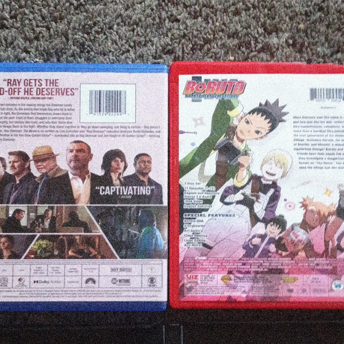 Ray Donovan:The Movie, Boruto Series Vol.1, Hulk vs DVD, Ultimate Avengers 2 DVD
