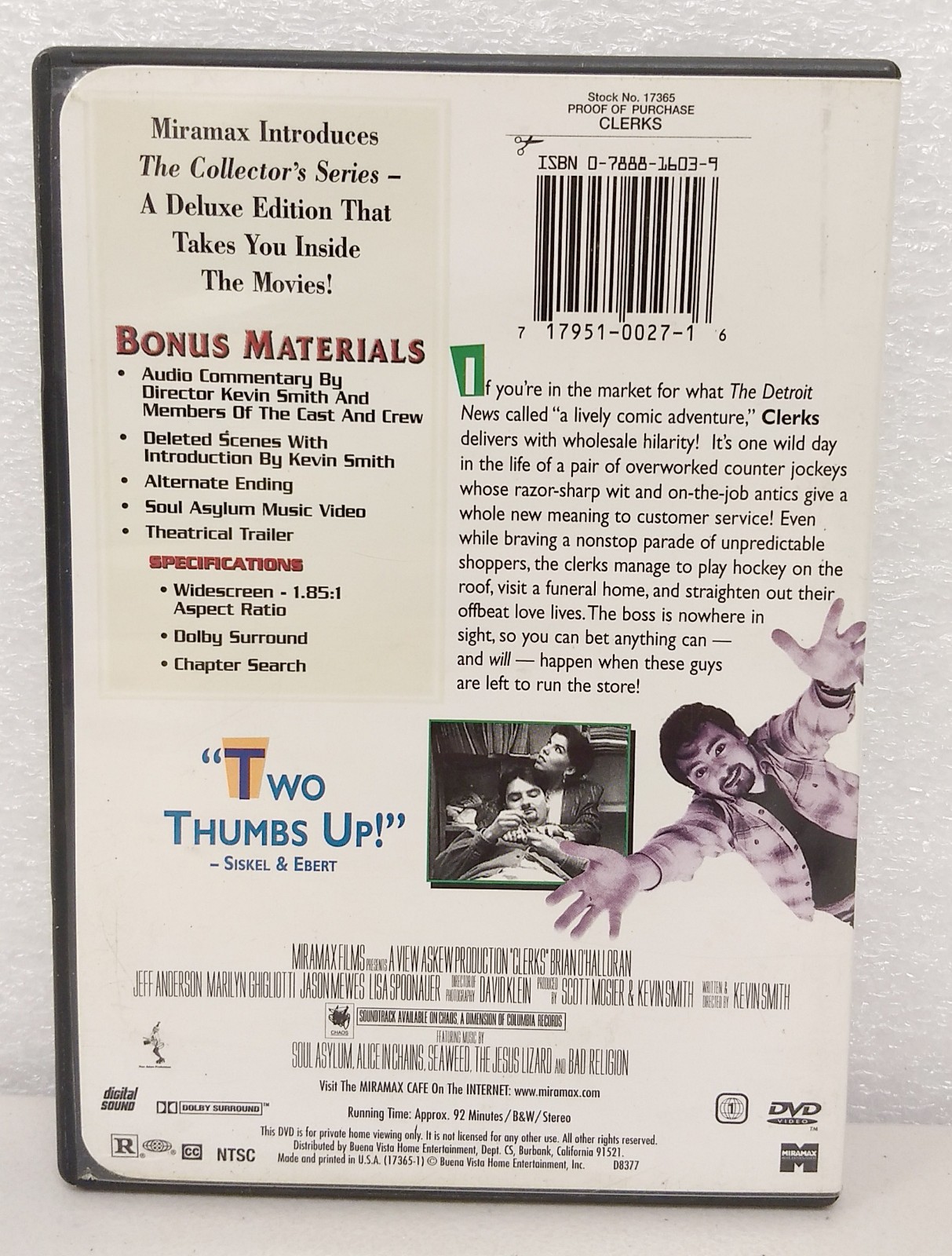 Lot of 4 Kevin Smith DVDs ~ Clerks 10th Clerks 2 Mallrats ~ Jay & Silent Bob