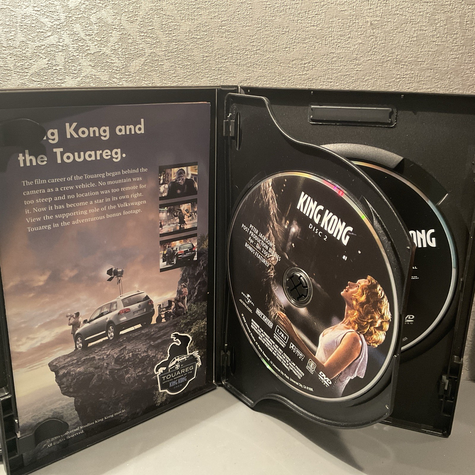 King Kong Double Feature -KK special Ed. 2 Disc Set And Kong Skull Island