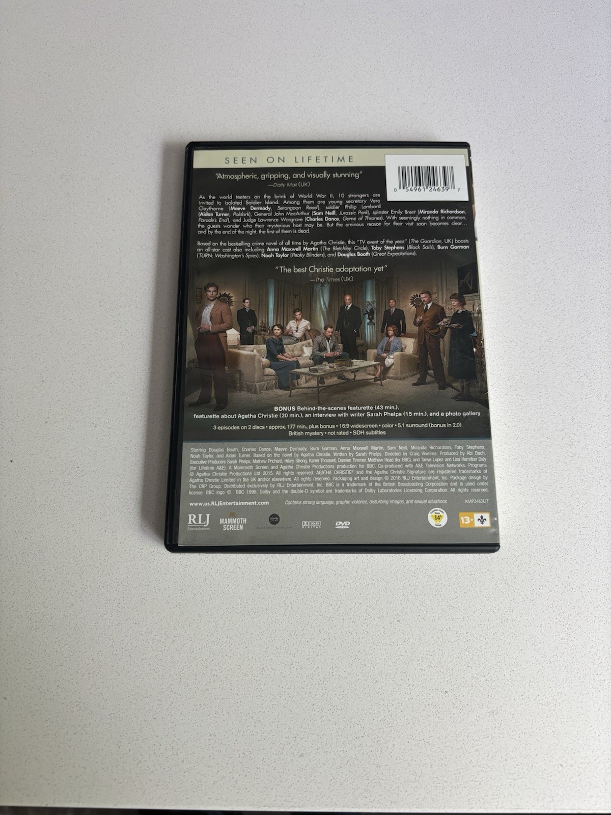 And Then there Were None DVD 2 Disc Set Agatha Christie