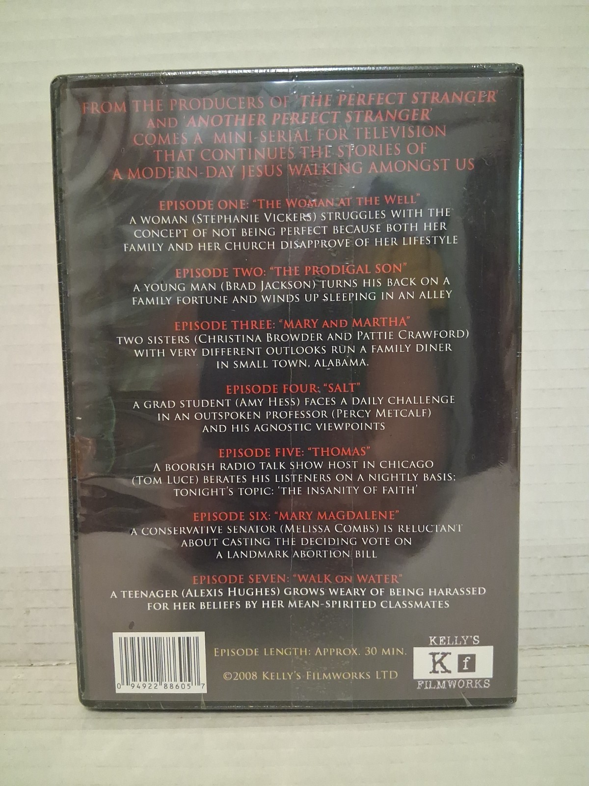 The Stranger Complete Mini Series DVD 2007 Christian TV Show New Sealed