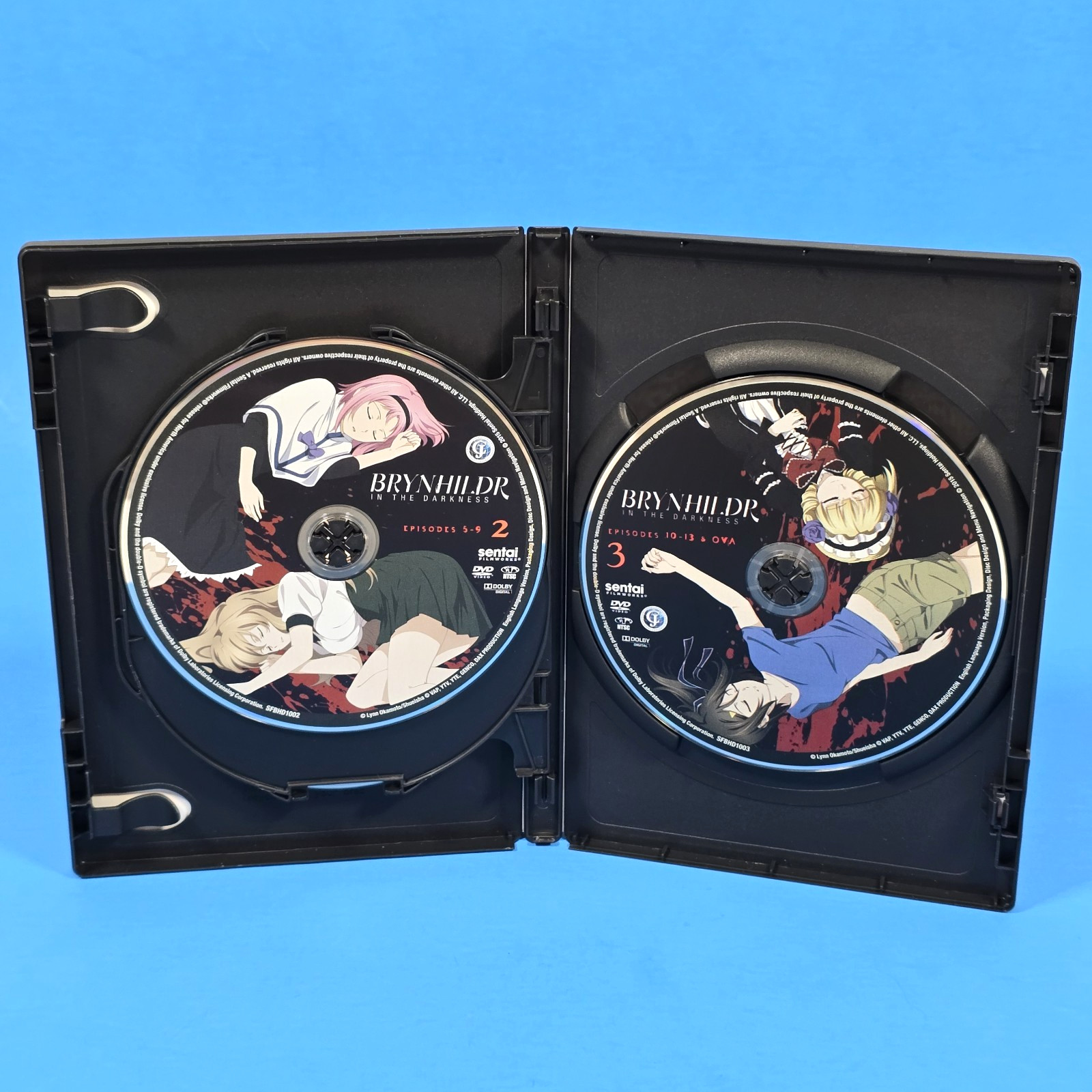 BRYNHILDR IN THE DARKNESS COMPLETE COLLECTION DVD SET 2015 SENTAI ANIME