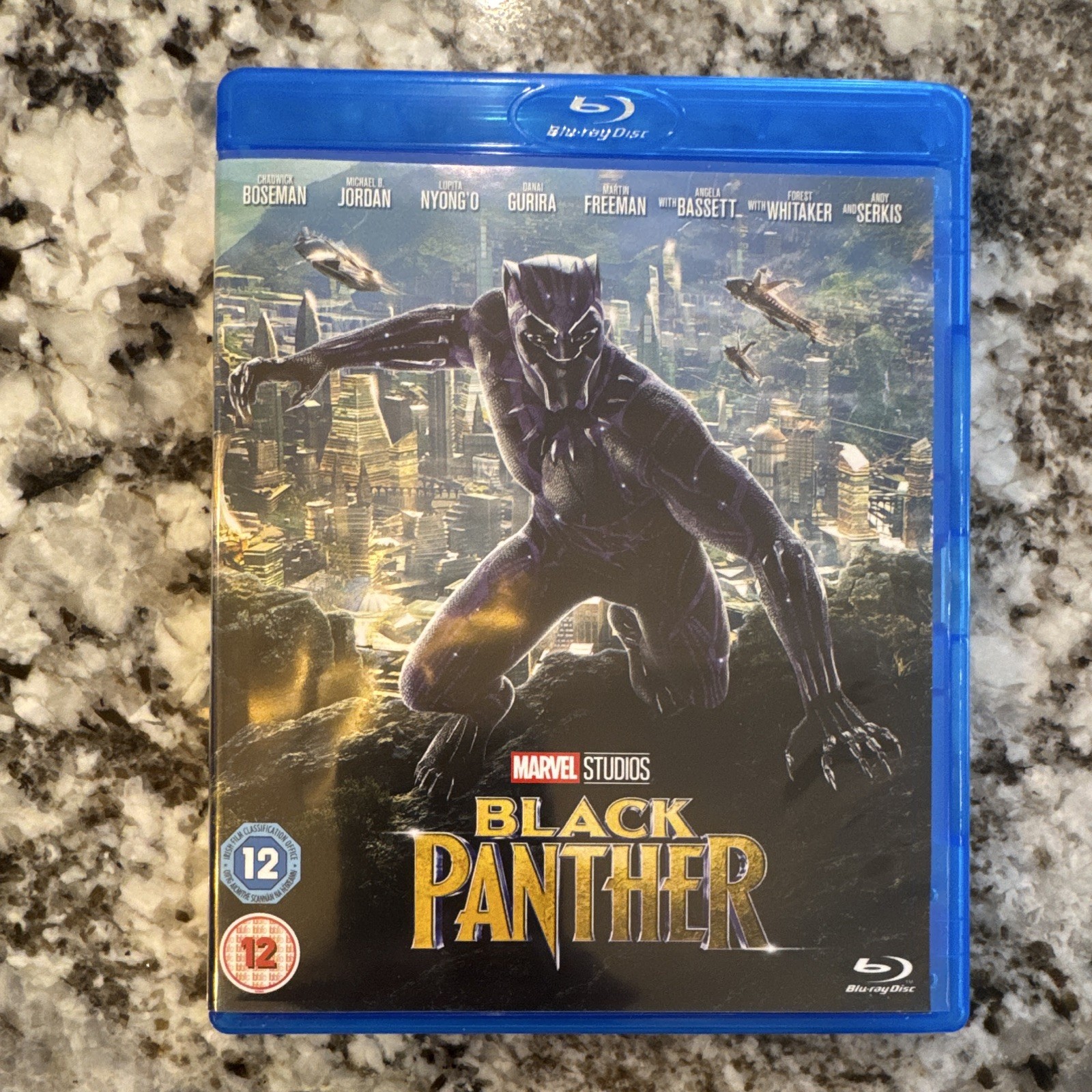Marvel Studios Black Panther Blu-ray w/ Bonus, PG-13, 2018, 140 min