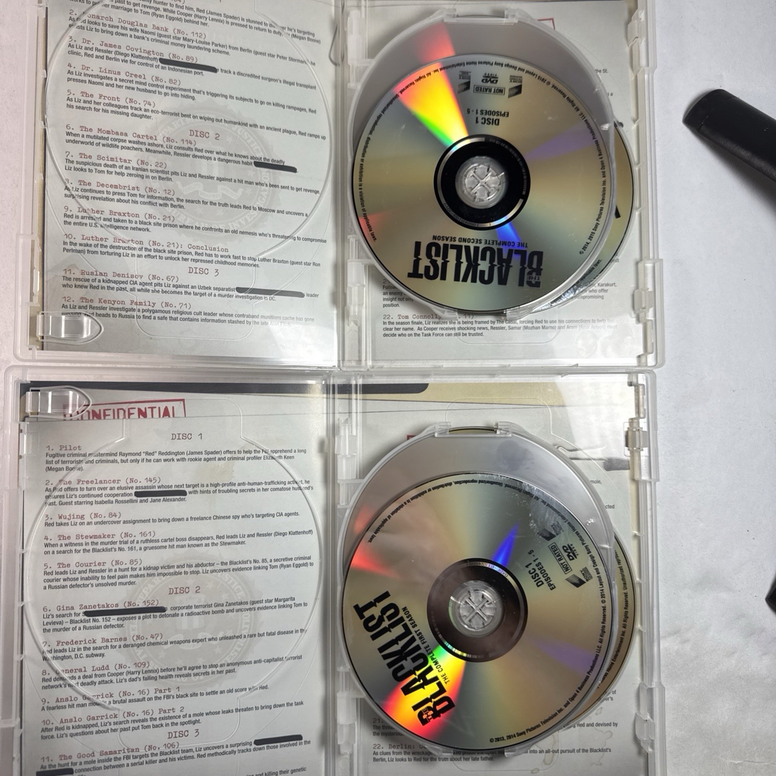 The Blacklist (Seasons 1-3) : James Spader (Raymond Reddington)