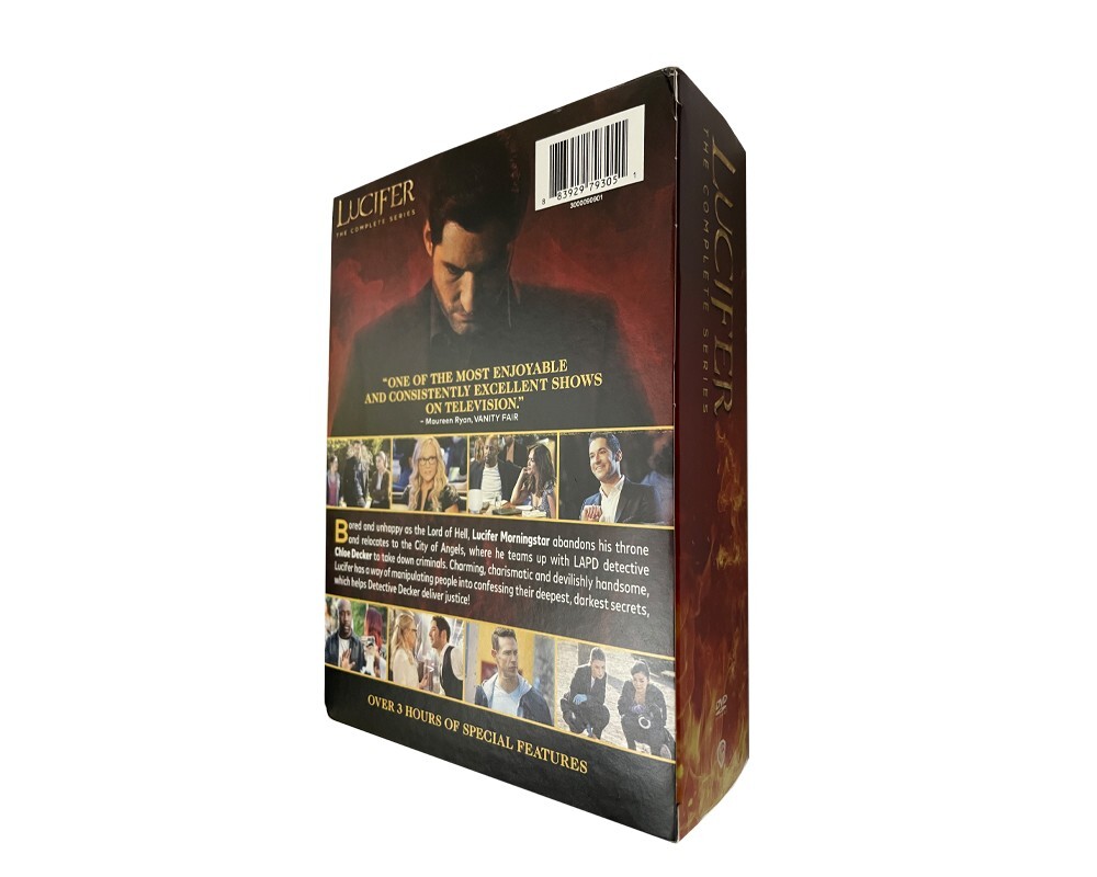 Lucifer: The Complete Series (DVD) season 1-6 for box set brand new for US