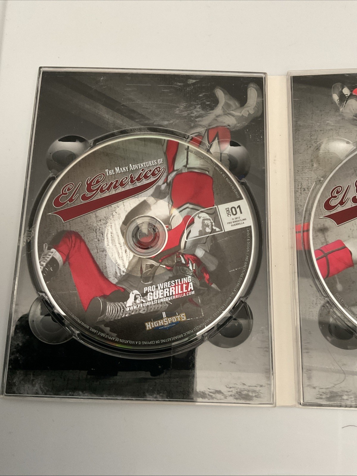 The Many Adventures Of El Generico PWG 2 Disc Set DVD Sami Zayn WWE OOP