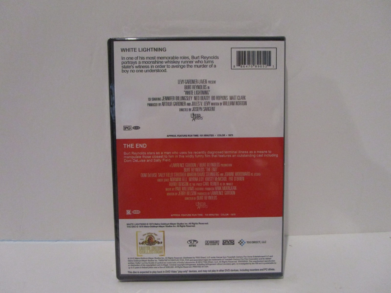 White Lightning / The End DVD Burt Reynolds Double Feature