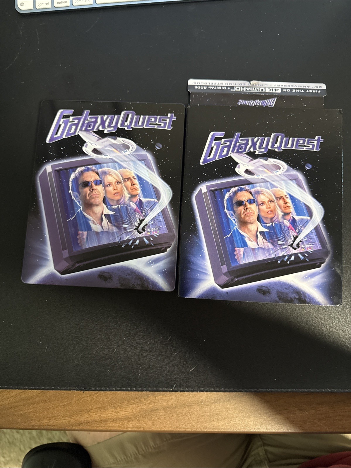 Galaxy Quest 4k steelbook, with slipcover and plastic protector, no digital