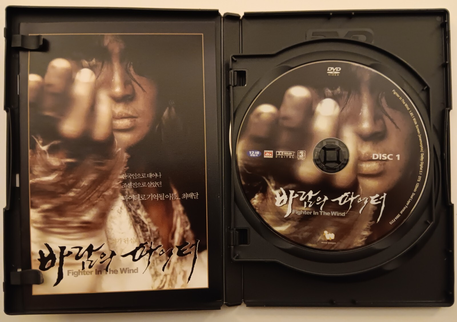 Fighter in the Wind (2004 DVD) 2-Discs Limited Edition Japanese Korean Region 3