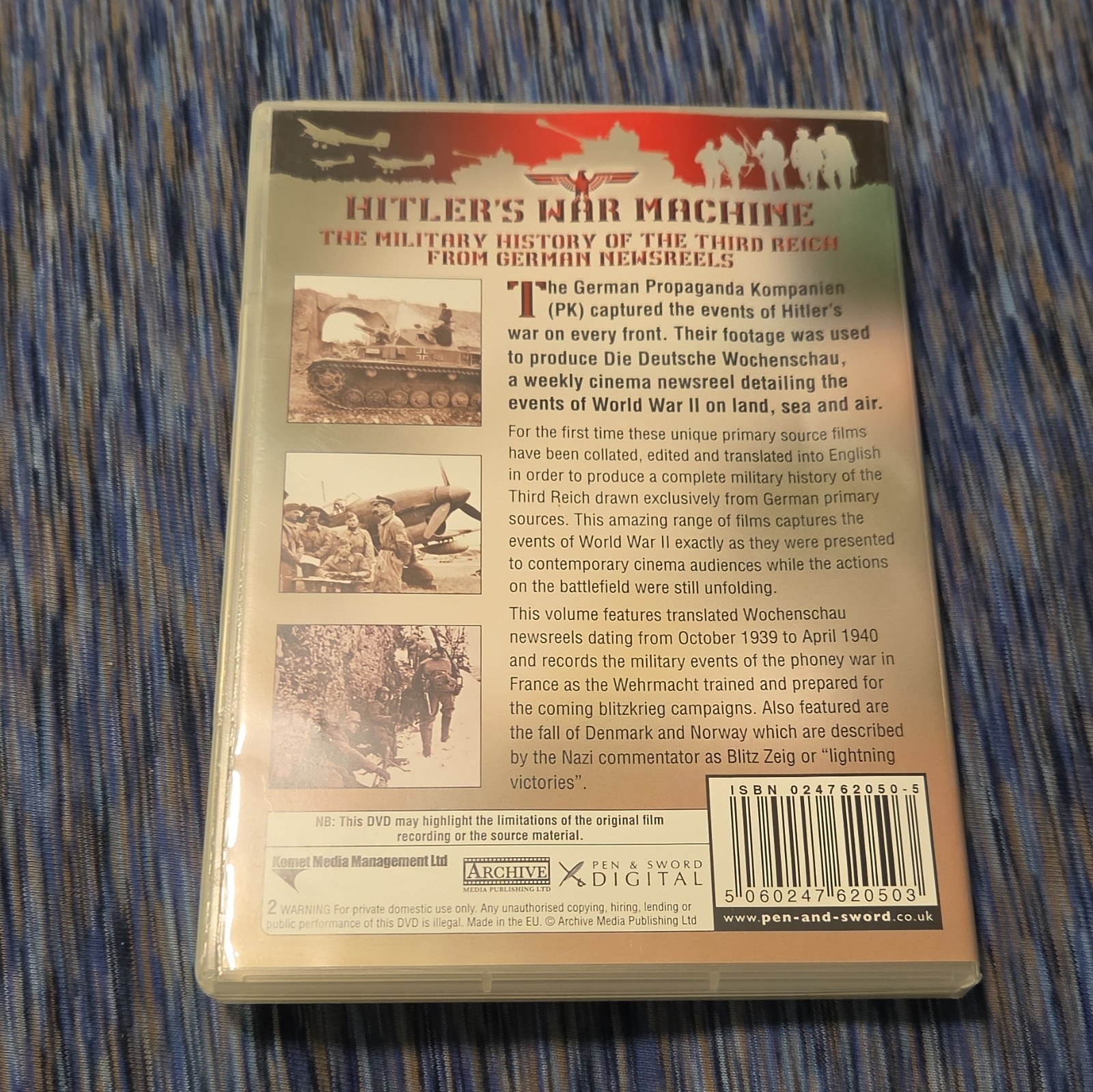 Pen & Sword Hitler’s War Machine Premium Ed DVD Lot Of 6 + Battle In Atlantic