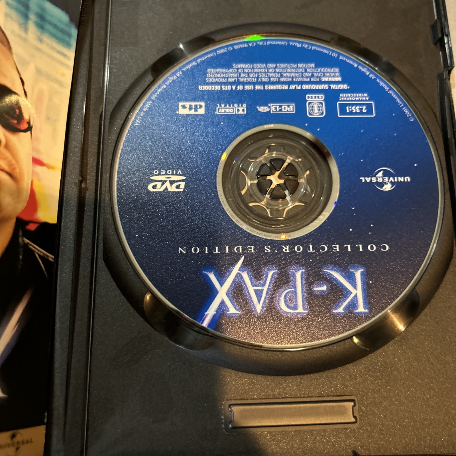 K-Pax (DVD, 2001) Kevin Spacey Jeff Bridges Movie