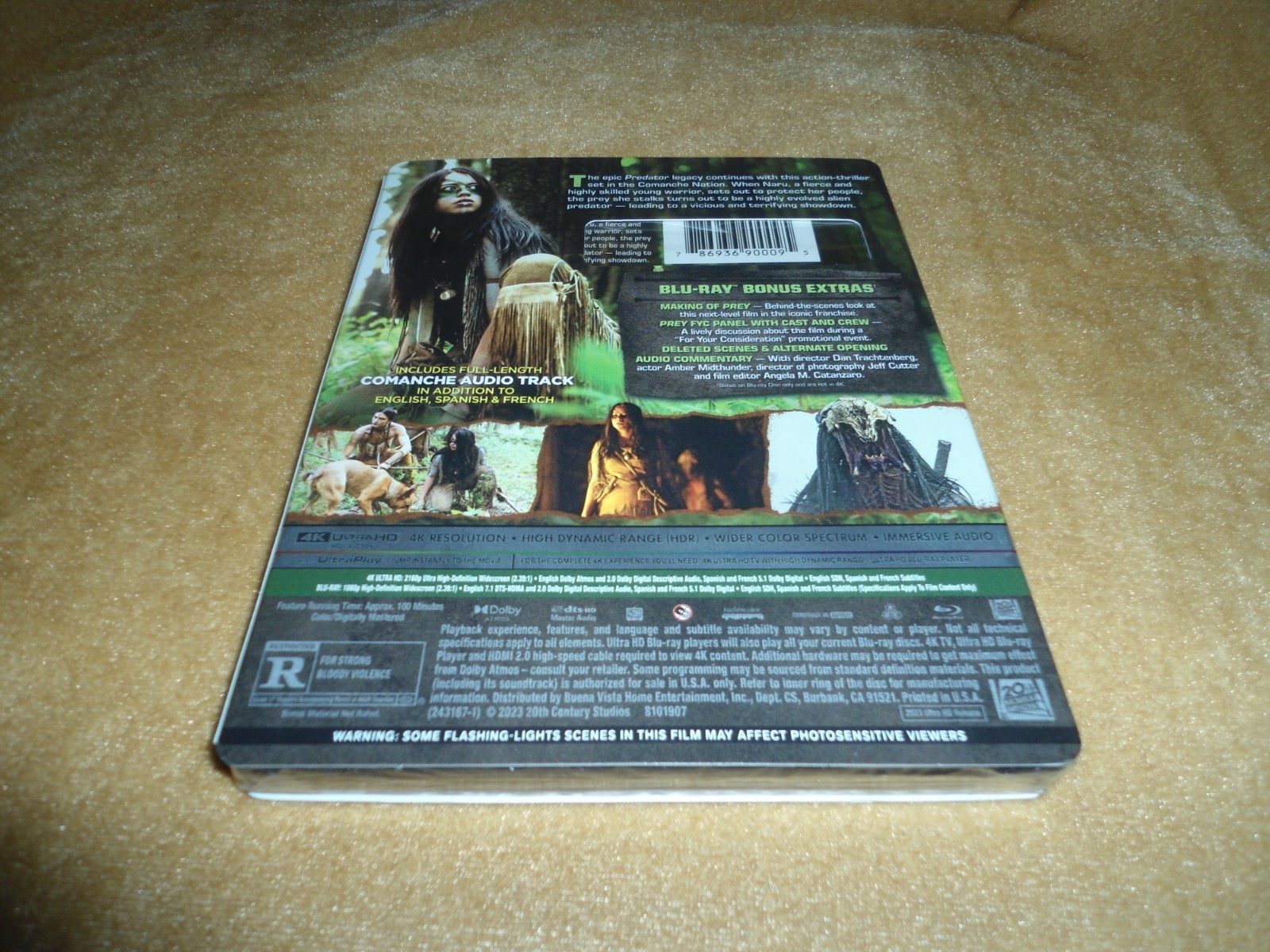 Prey (2023) [4K Ultra HD + Blu-ray] WITH SLIPCASE BOX